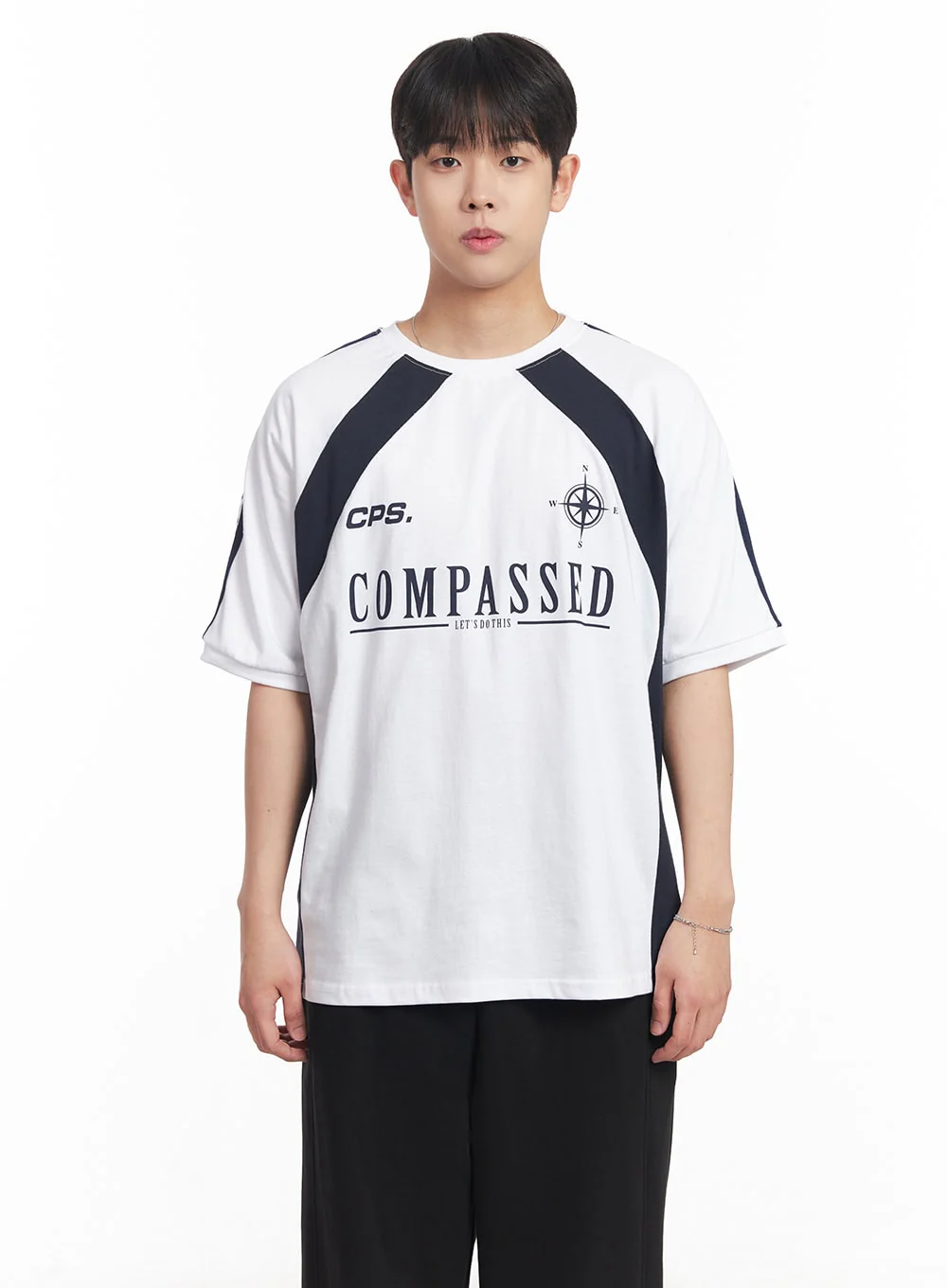 Men's Two-Tone T-Shirt IA529 - Image 12