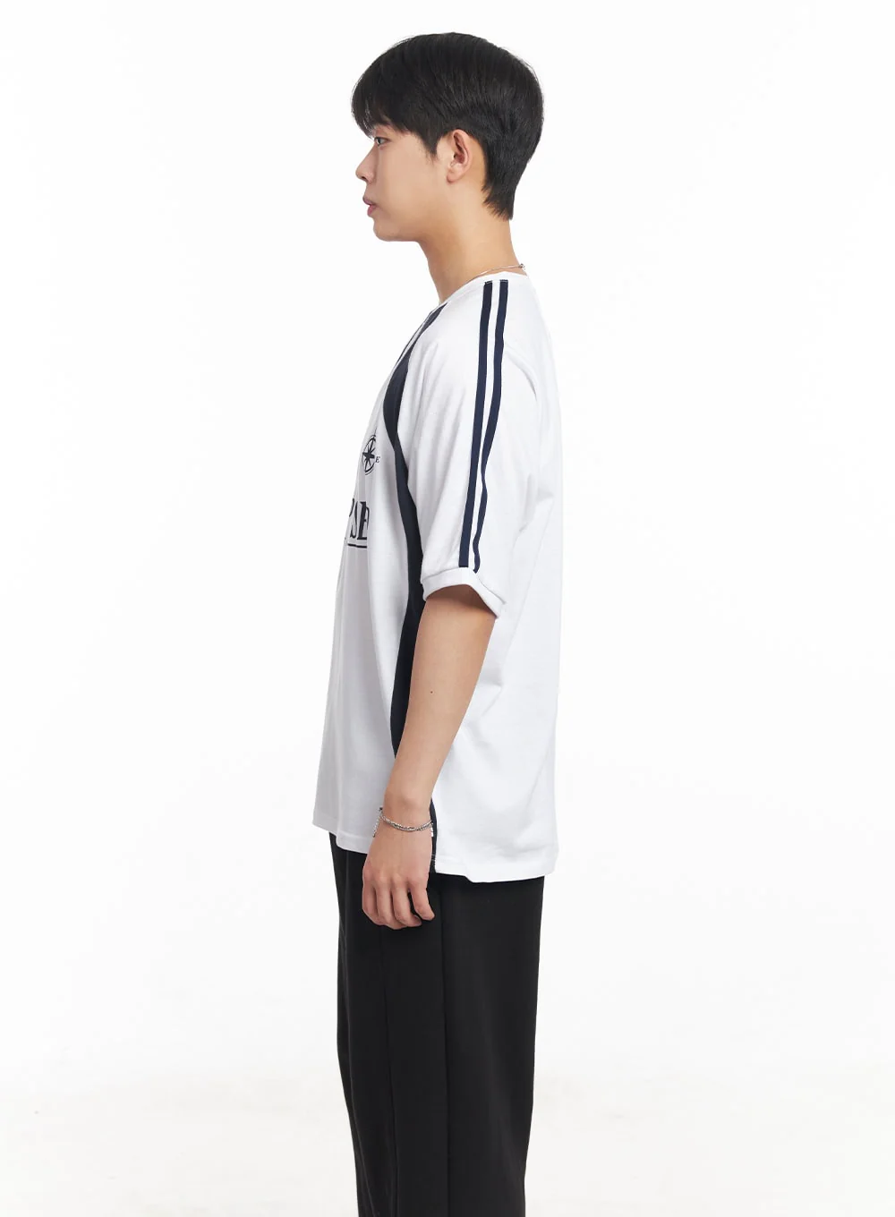 Men's Two-Tone T-Shirt IA529 - Image 4