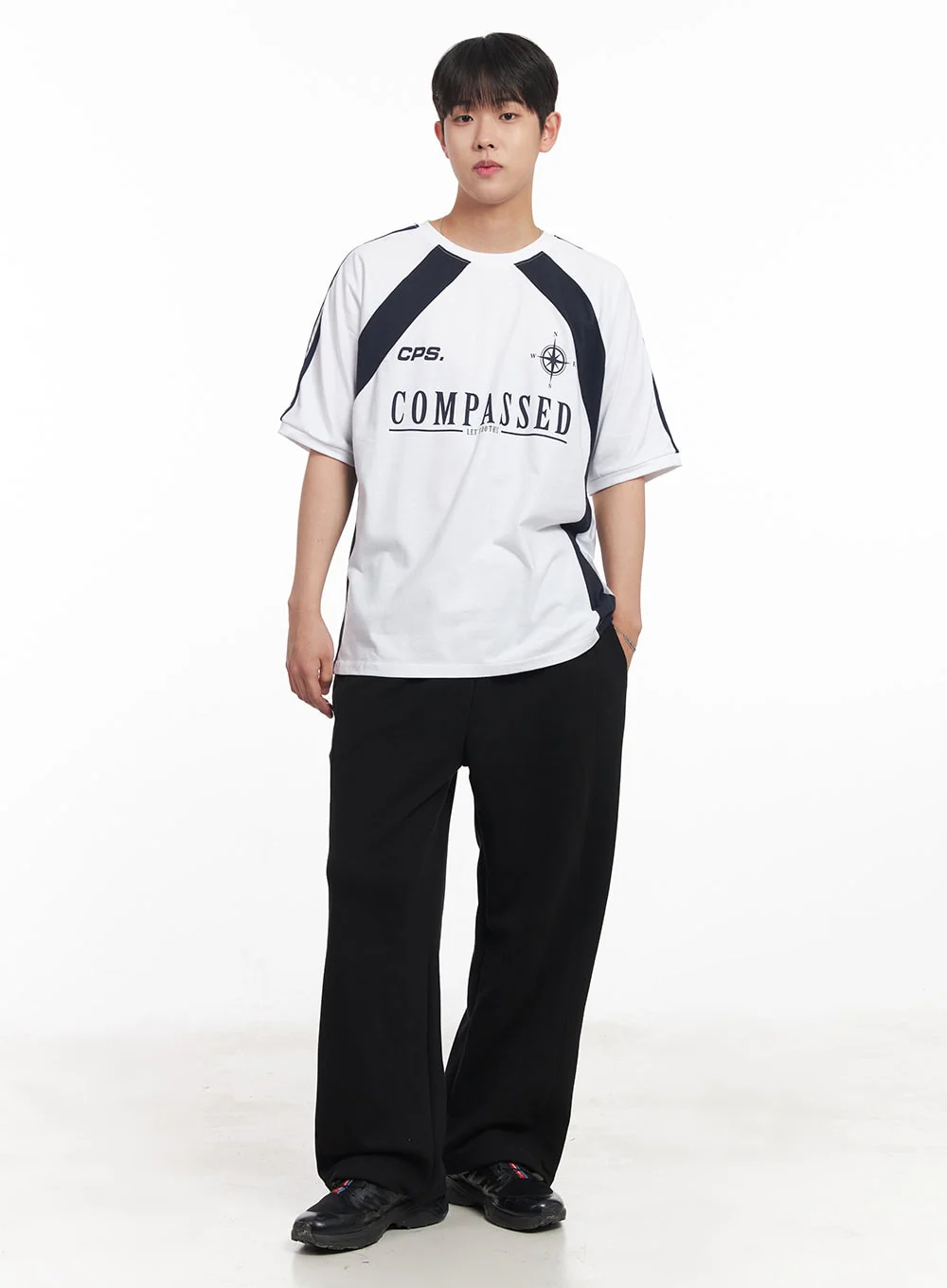 Men's Two-Tone T-Shirt IA529 - Image 9