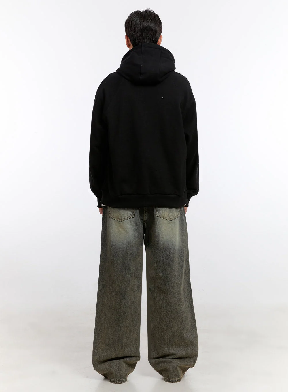 Men's Urban Buttoned Hooded Jacket IF528 - Image 9