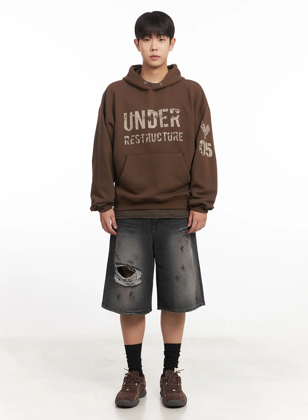 Men's Urban Graphic Hoodie IM528 - Image 10