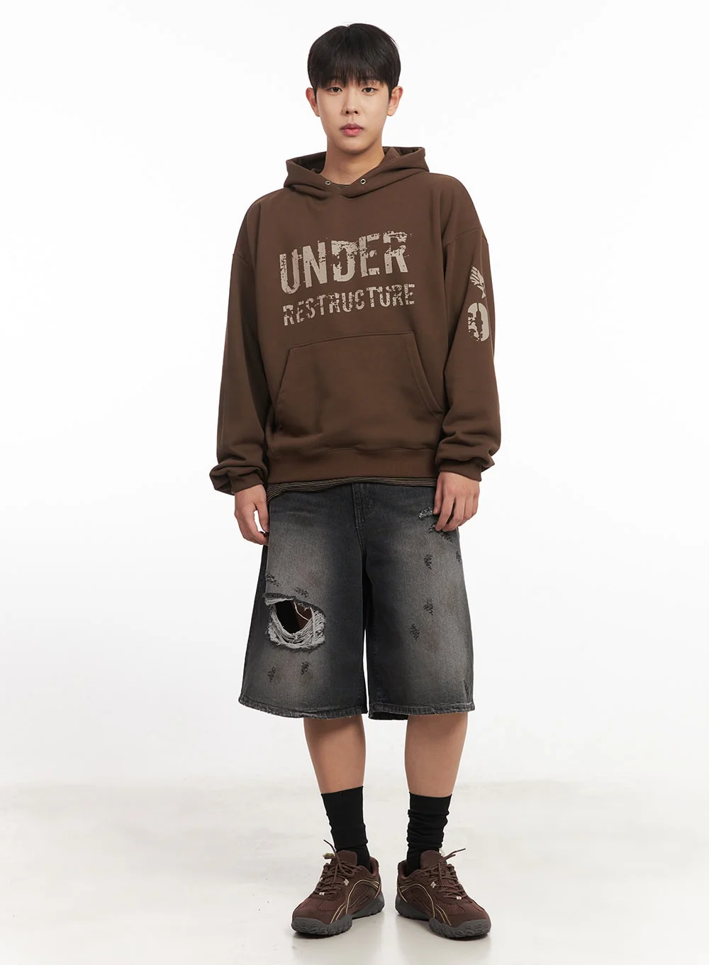 Men's Urban Graphic Hoodie IM528 - Image 7