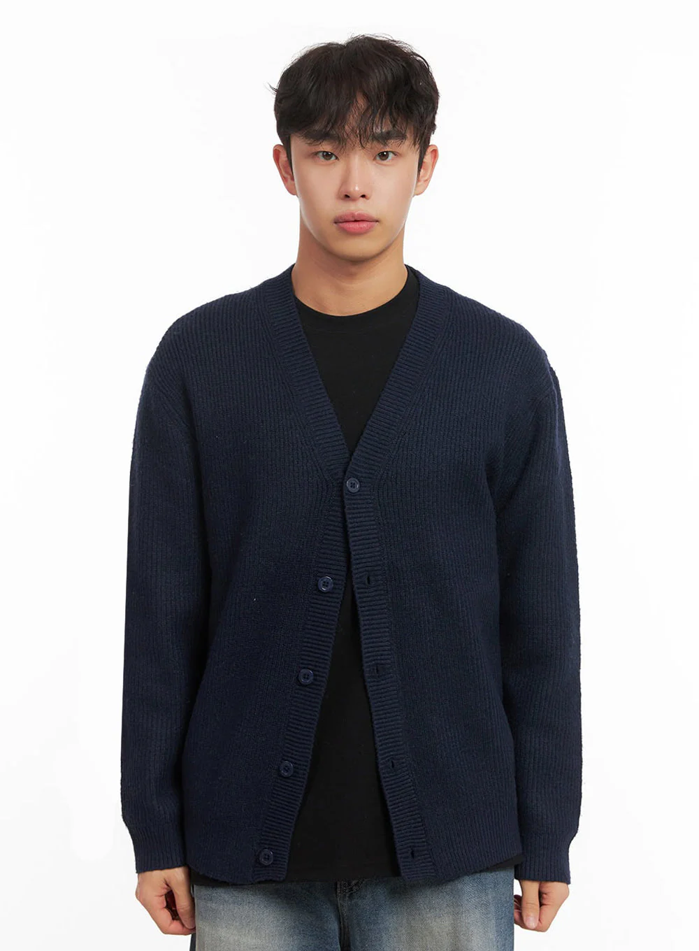Men's V-Neck Buttoned Knit Cardigan ID431 - Image 12