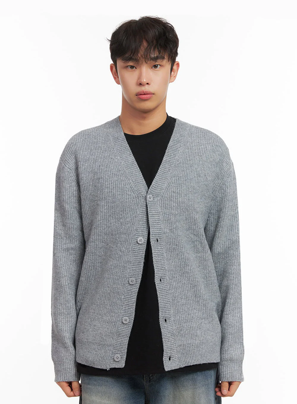 Men's V-Neck Buttoned Knit Cardigan ID431 - Image 13