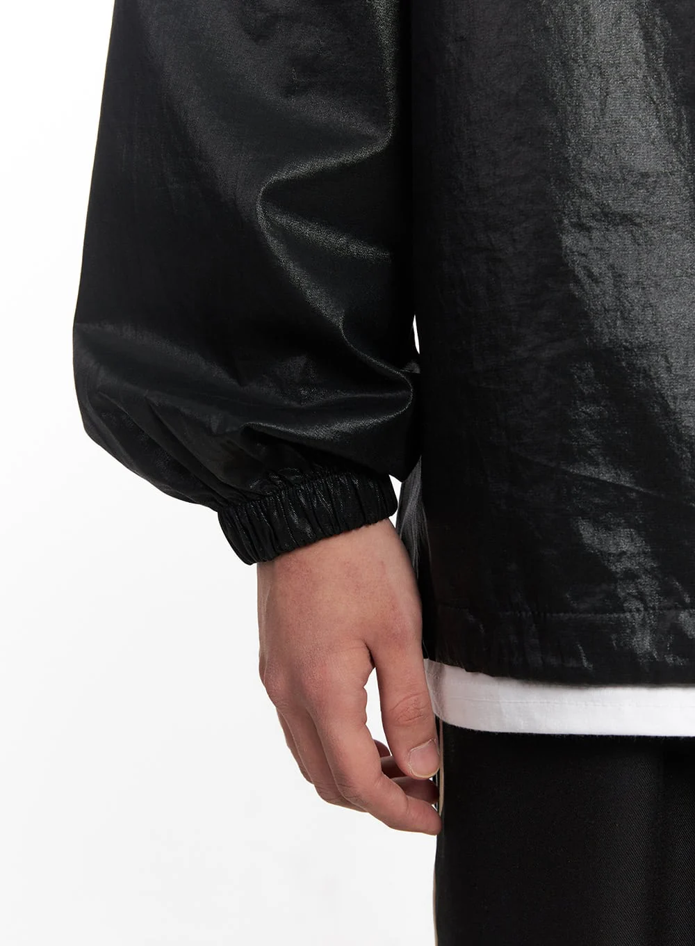Men's V-Neck Oversized Graphic Sweatshirt IM517 - Image 5