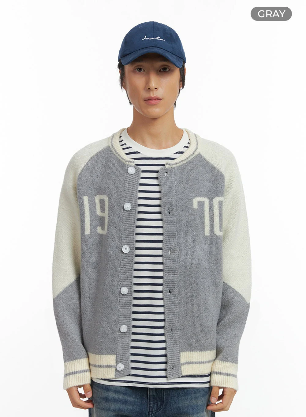 Men's Varsity Cardigan IO417 - Image 10