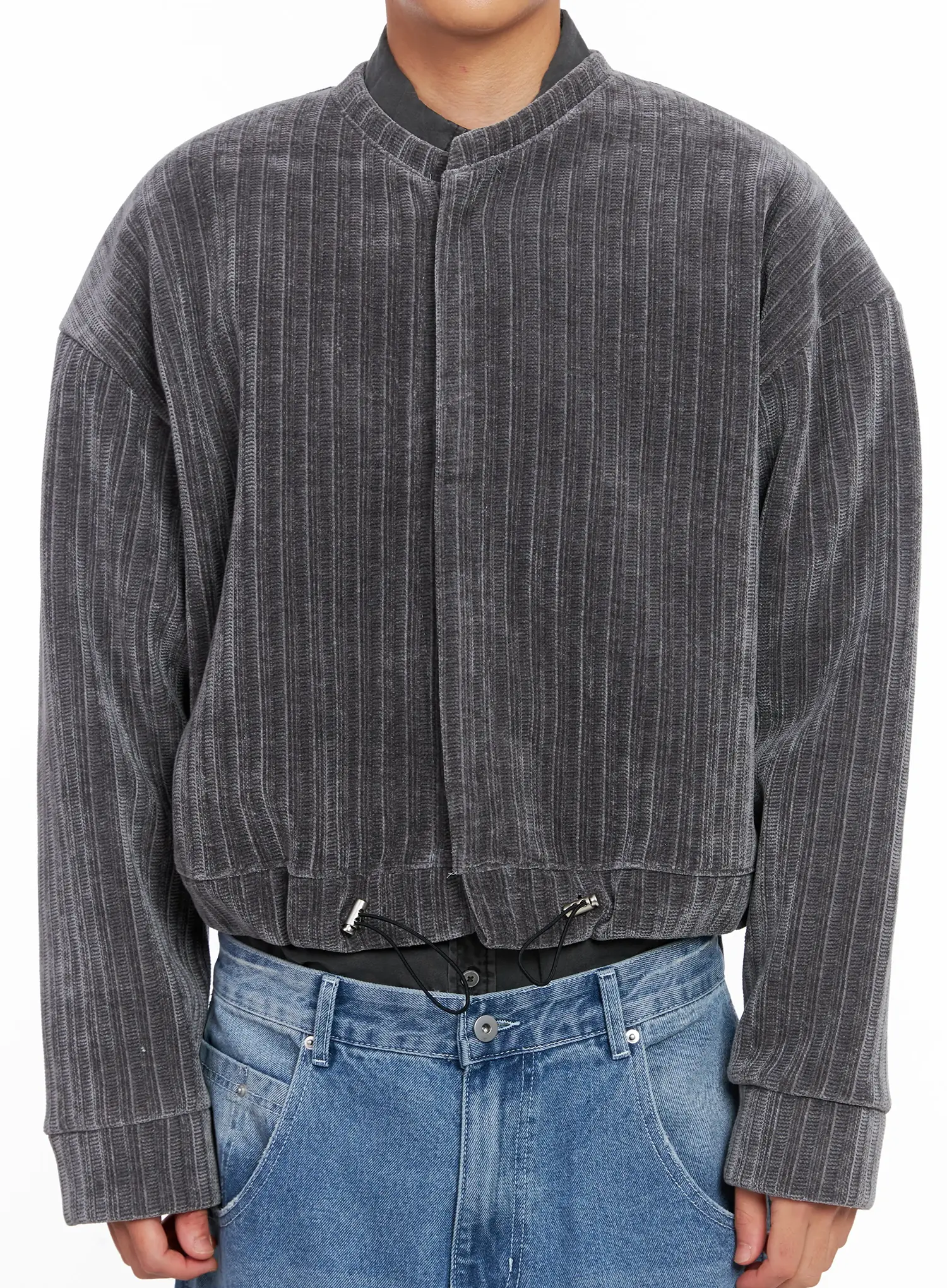 Men's Velvet Crop Jacket IS510 - Image 13