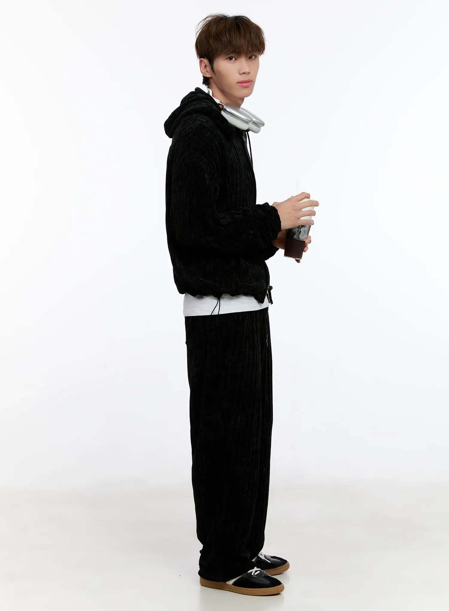 Men's Velvet Sweatpants IN512 - Image 12