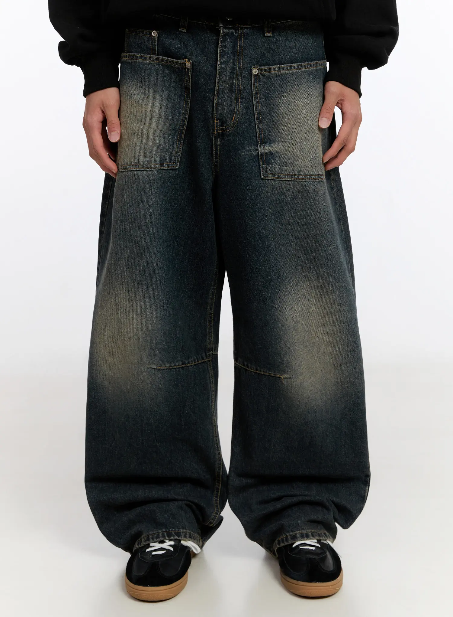 Men's Vintage Big Pocket Jeans IN524