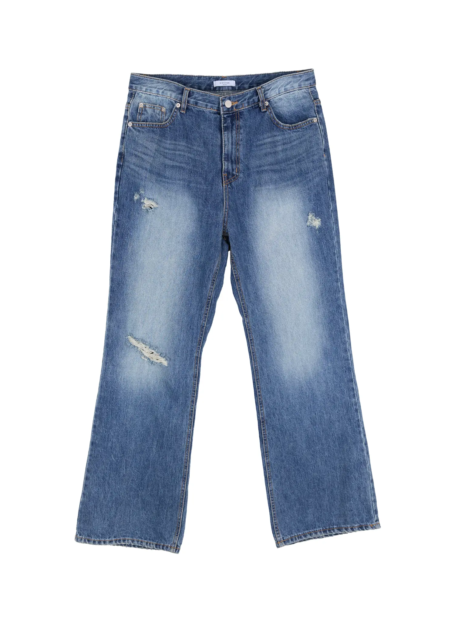 Men's Vintage Distressed Flare Jeans IL514 - Image 15