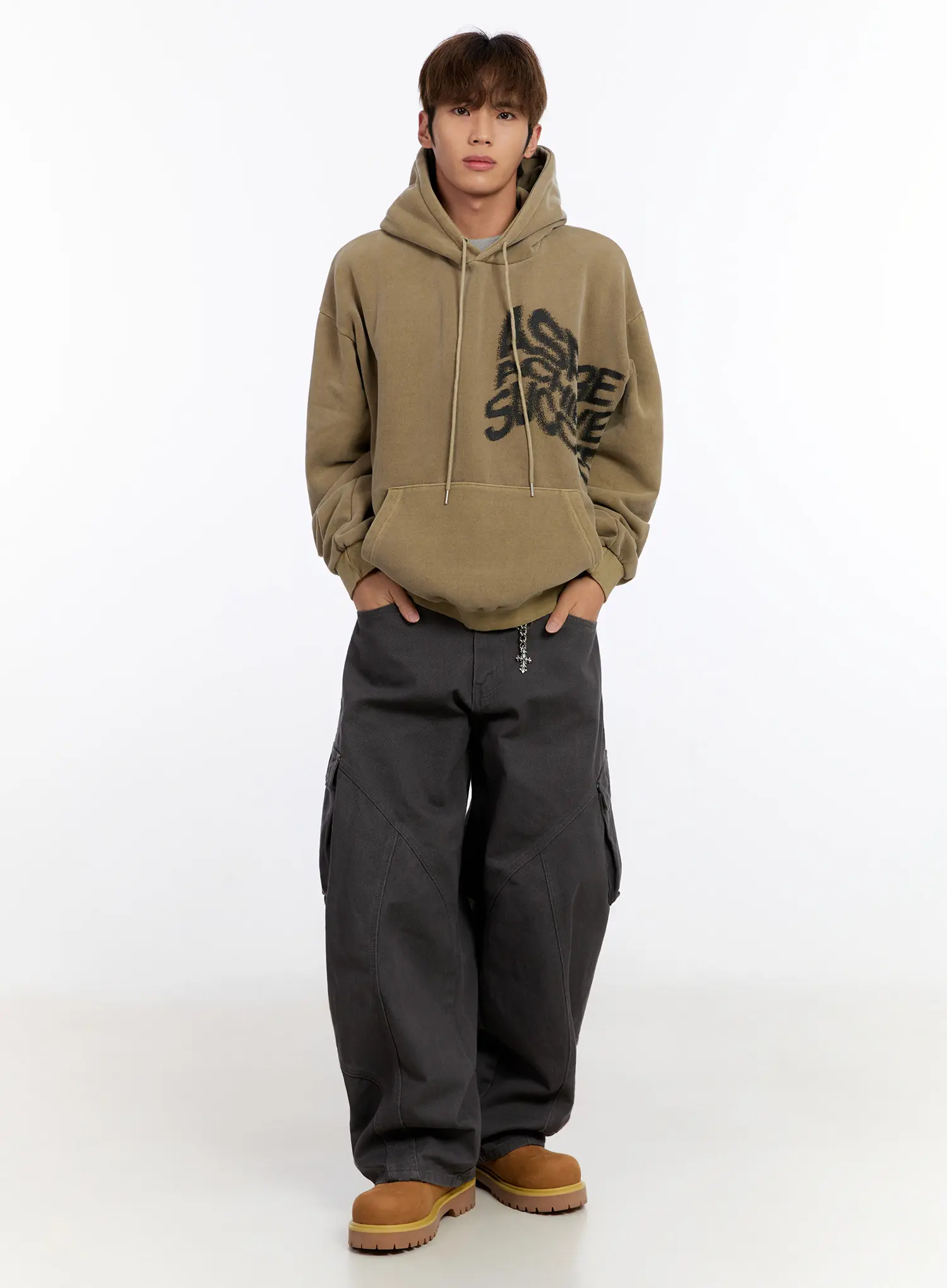 Men's Vintage Graphic Hoodie IN528
