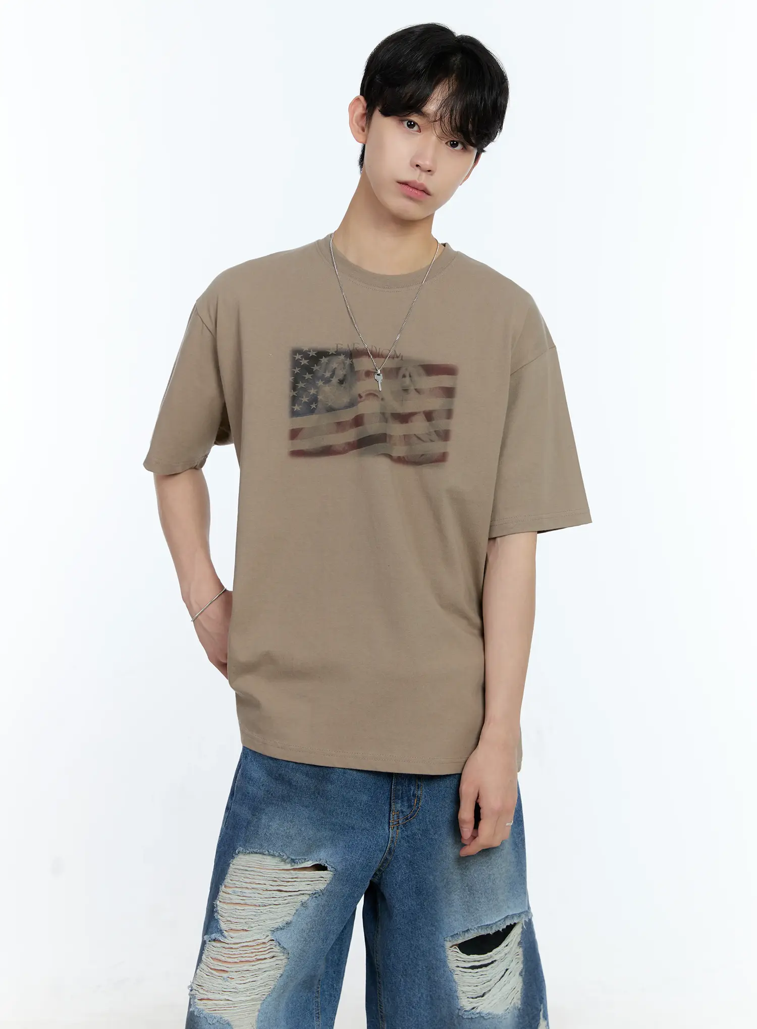 Men's Vintage Graphic T-Shirt IG501 - Image 4