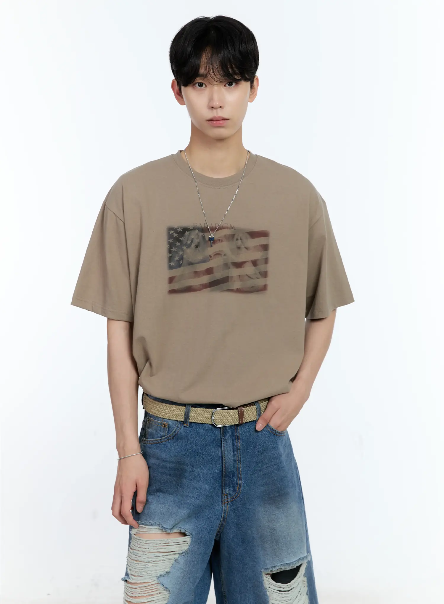 Men's Vintage Graphic T-Shirt IG501 - Image 5