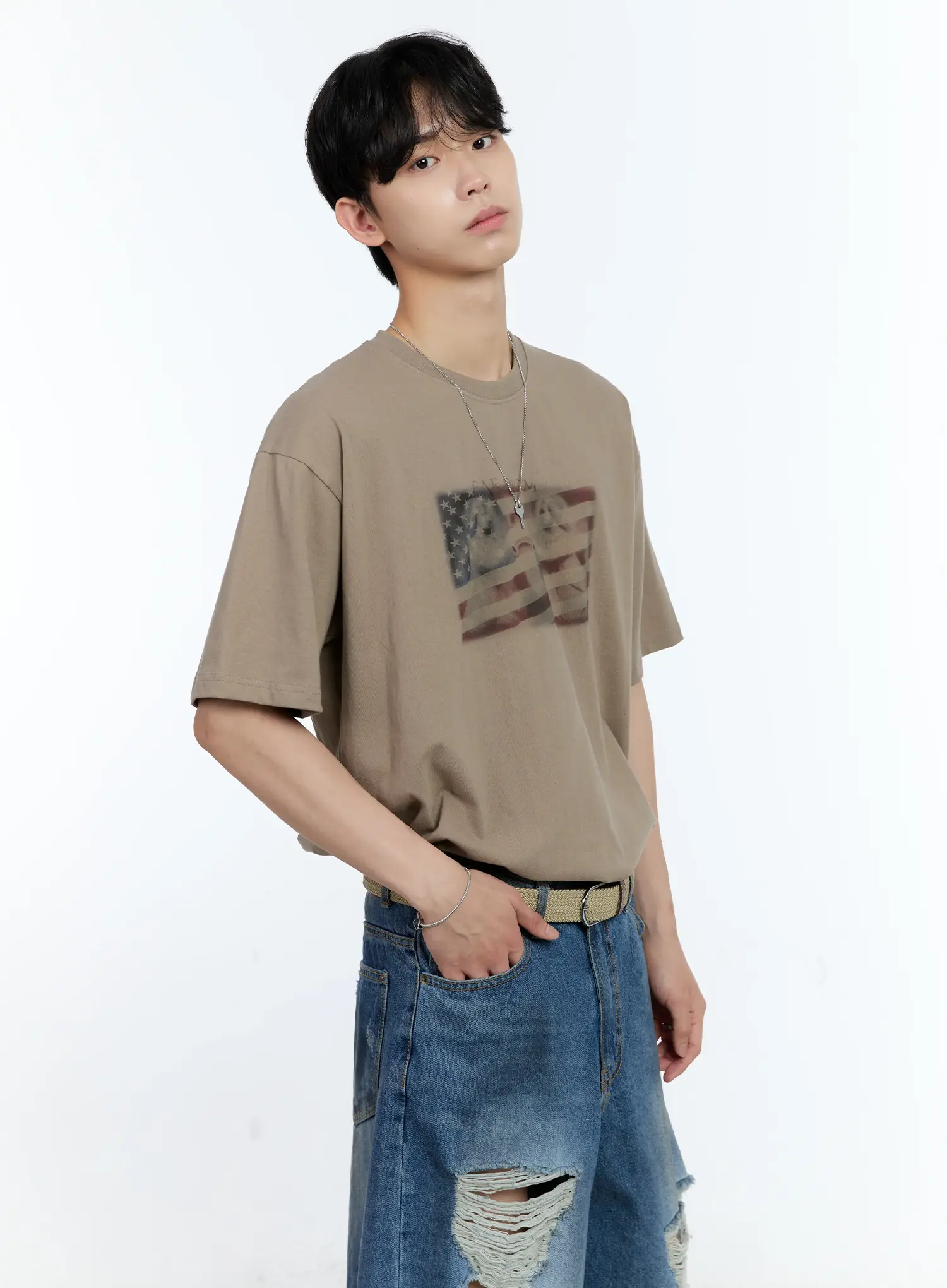 Men's Vintage Graphic T-Shirt IG501 - Image 6