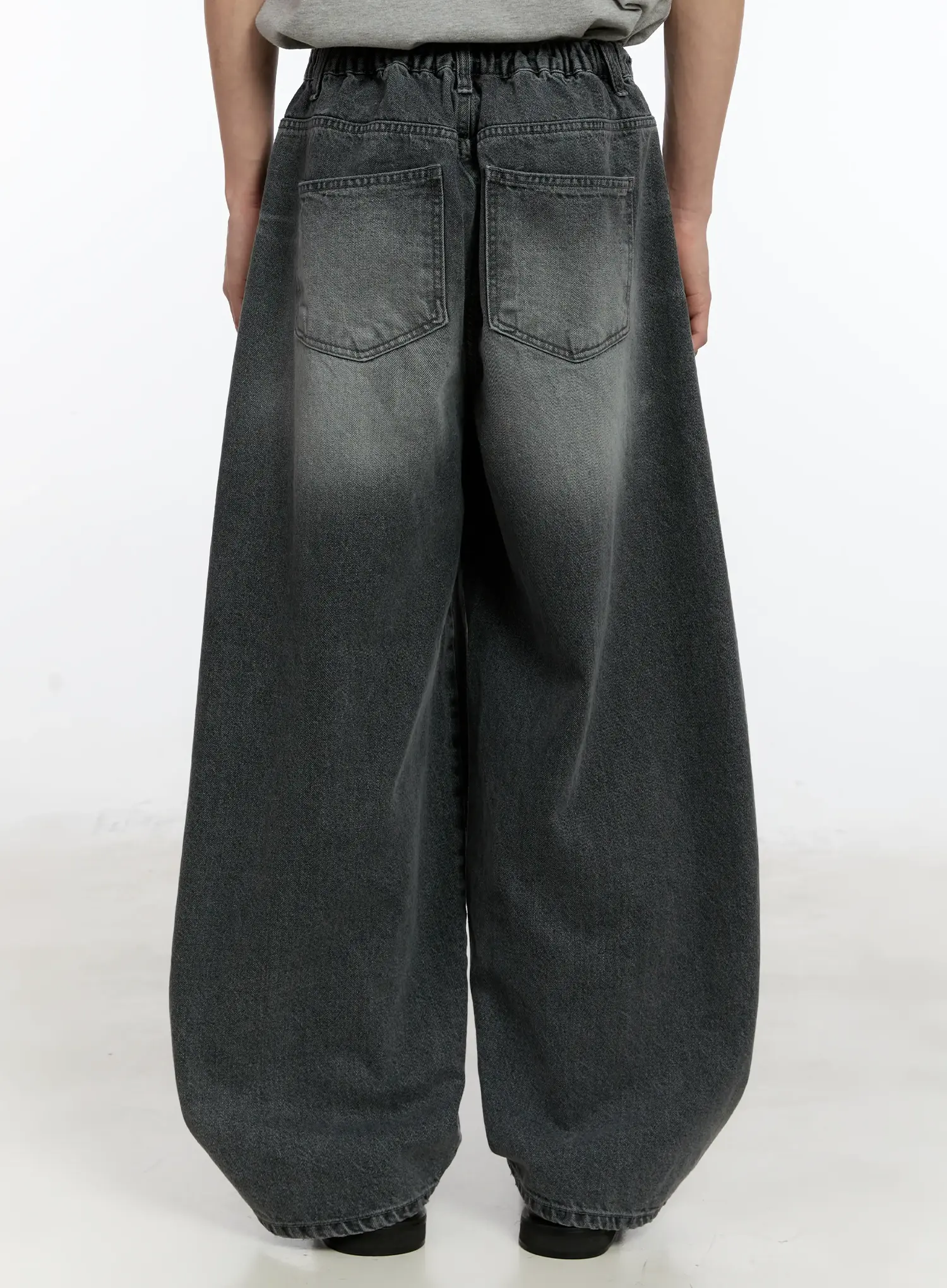 Men's Vintage Wash Baggy Jeans ID502 - Image 6
