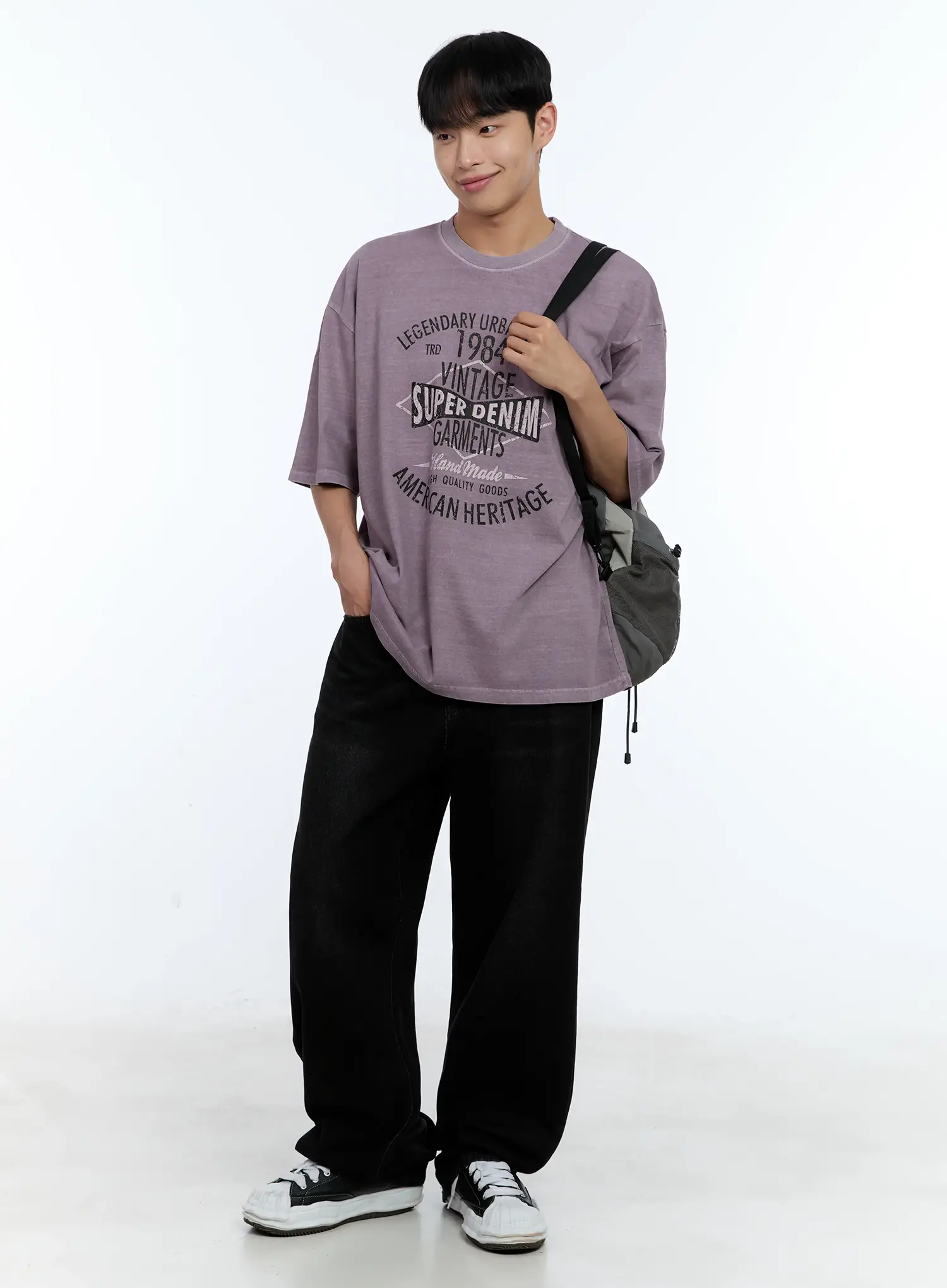 Men's Vintage-Wash Tee IL515 - Image 2