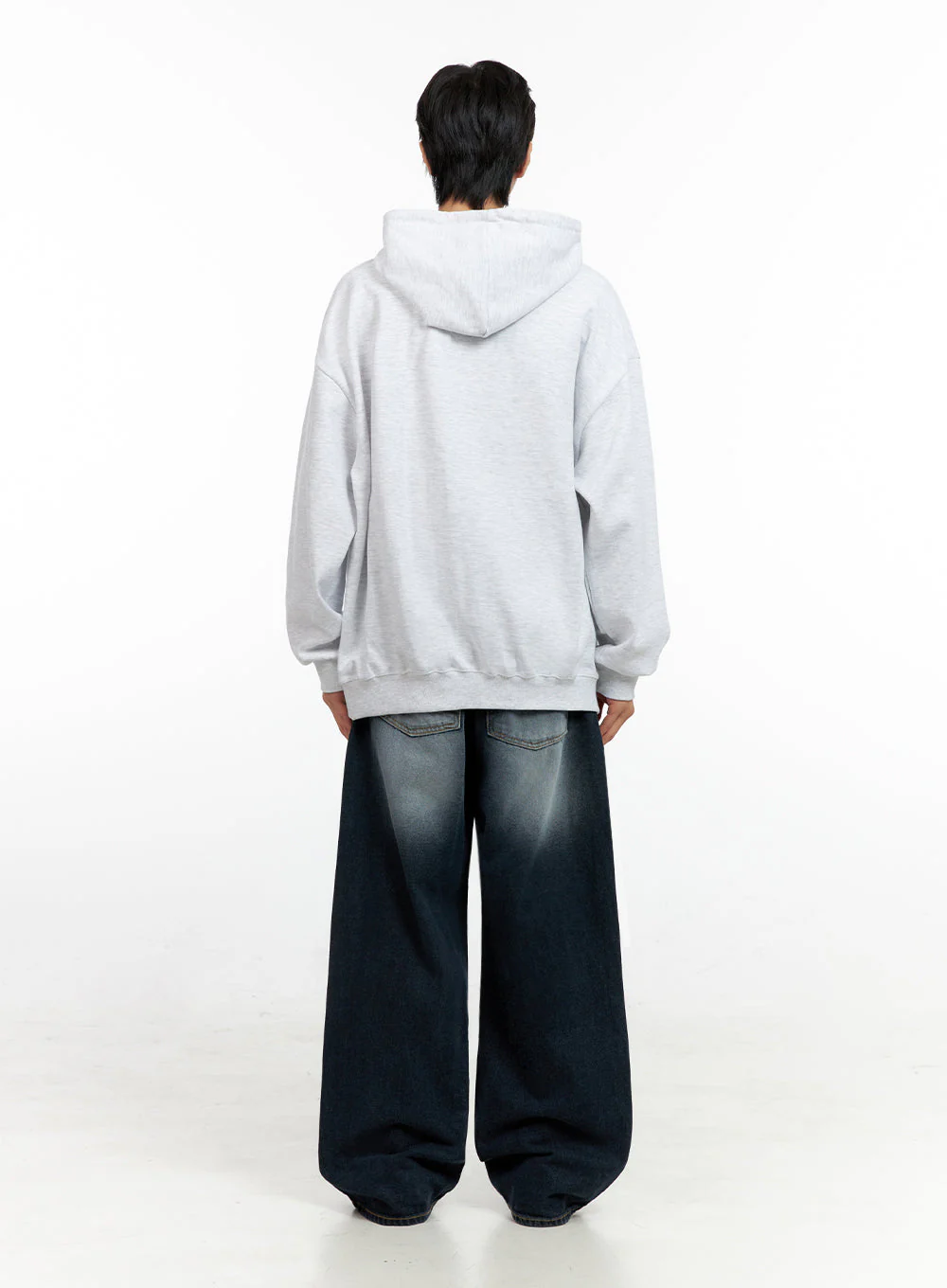 Men's Washed Denim Jeans IN411 - Image 8