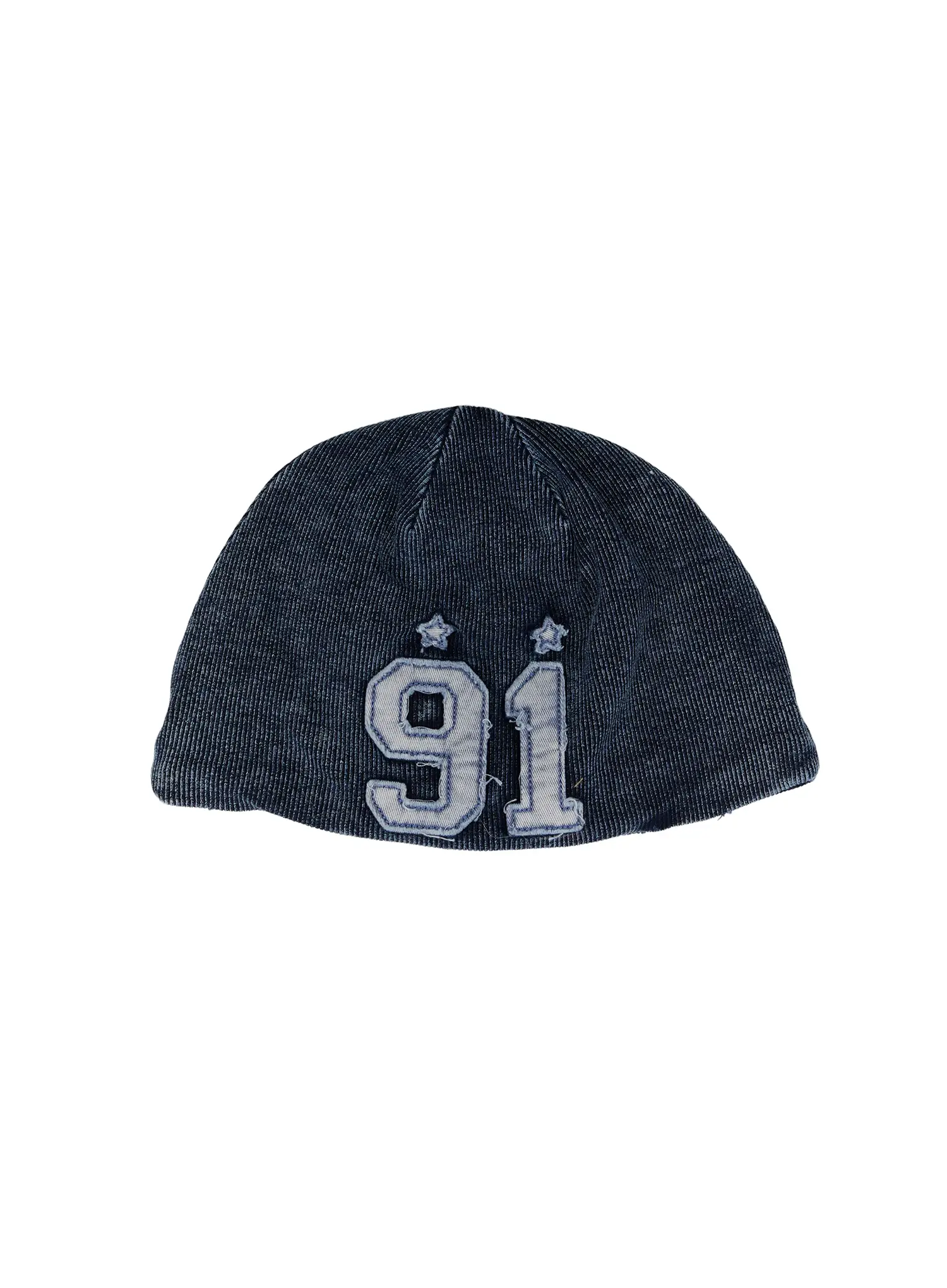 Men's Washed Denim Ribbed Beanie ID511 - Image 11