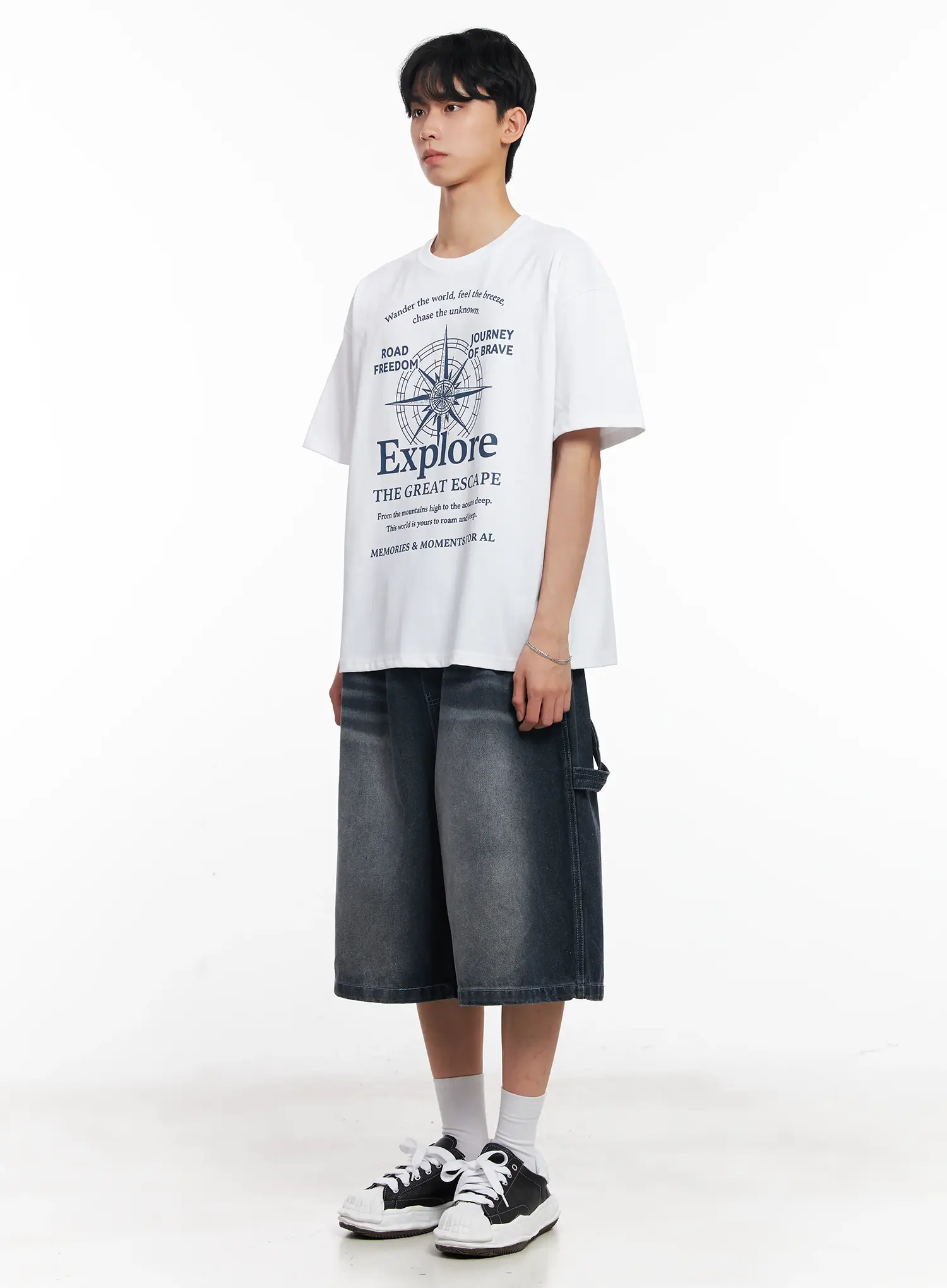 Men's Washed Jorts IL504 - Image 4