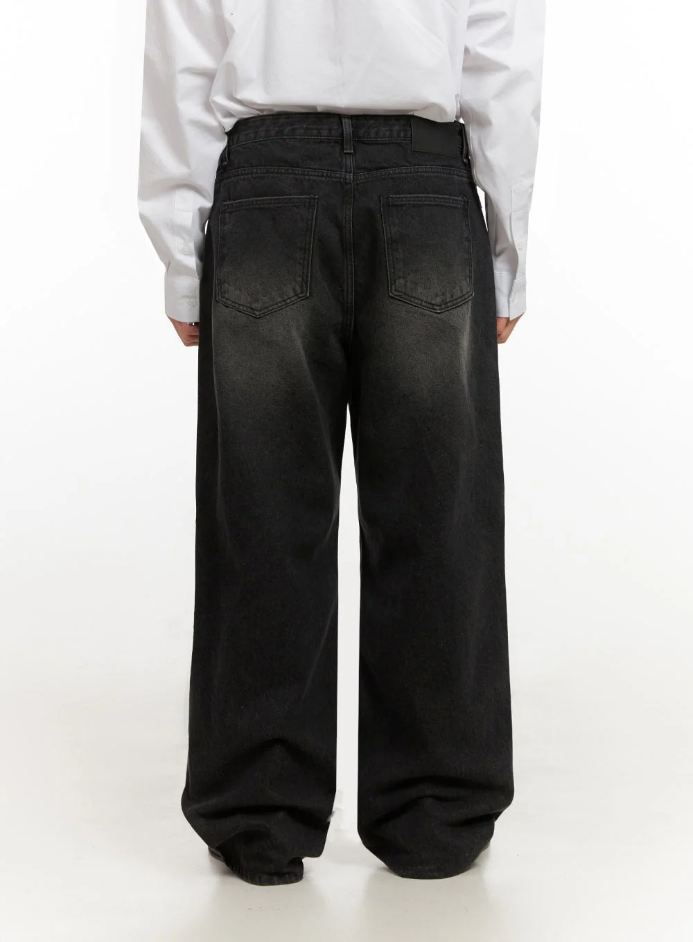 Men's Washed Relaxed-Fit Jeans ID406 - Image 5