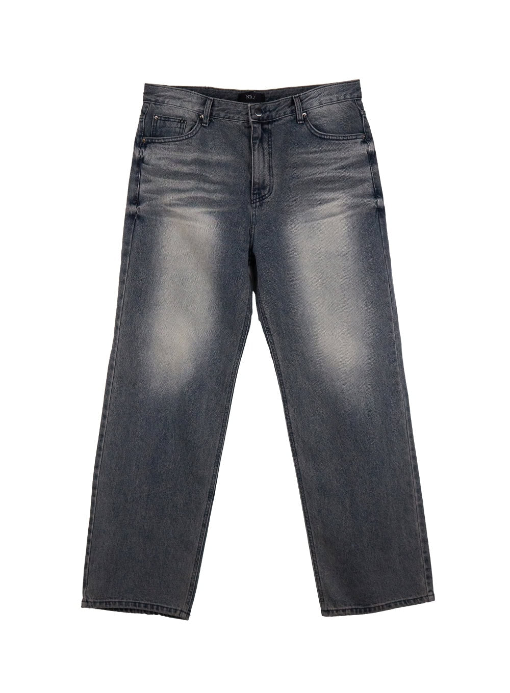 Men's Washed Straight-Leg Denim Jeans ID431 - Image 9