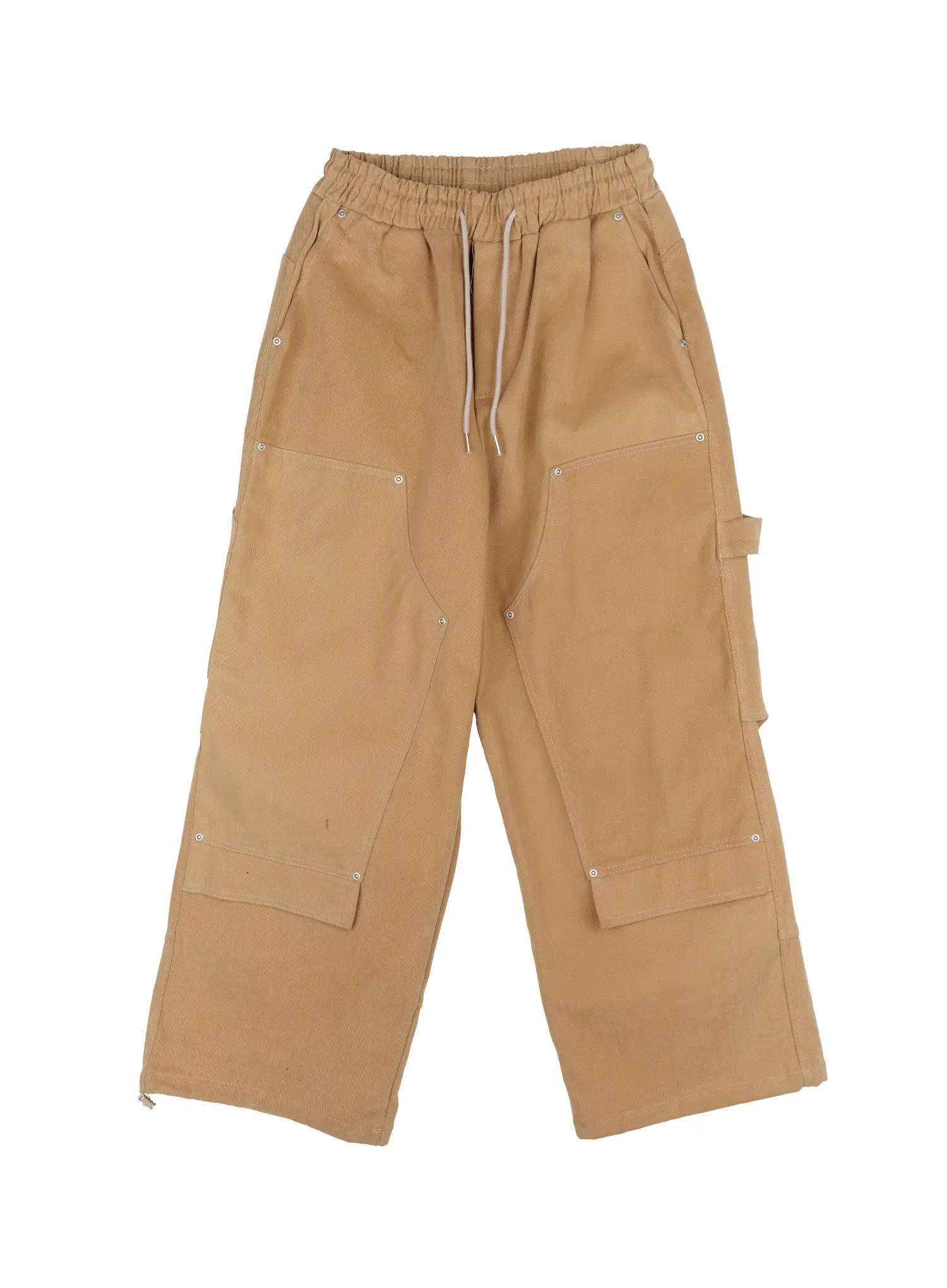 Men's Wide Cotton Carpenter Pants IJ521 - Image 14