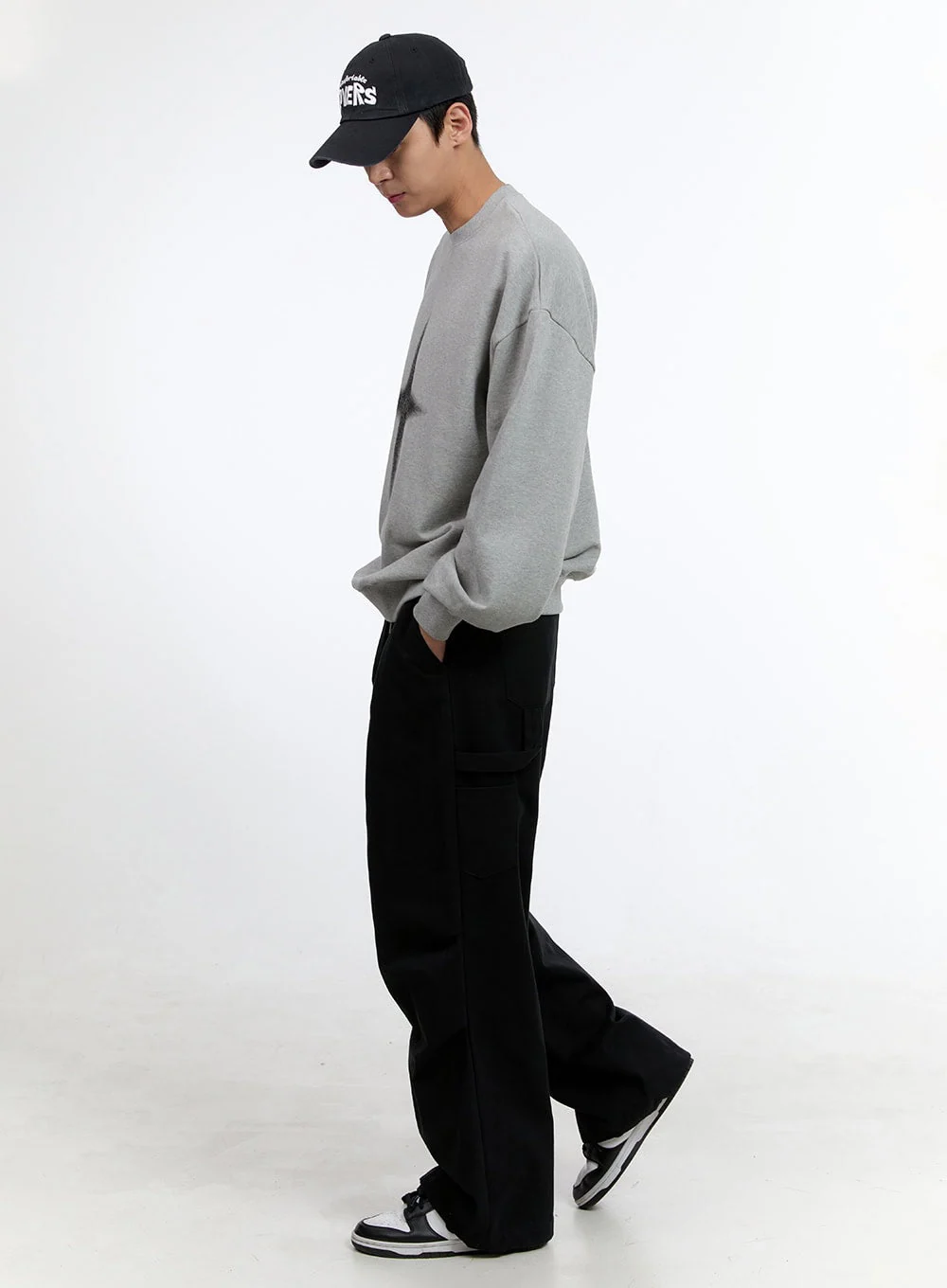 Men's Wide Fit Cotton Pants IG428 - Image 5