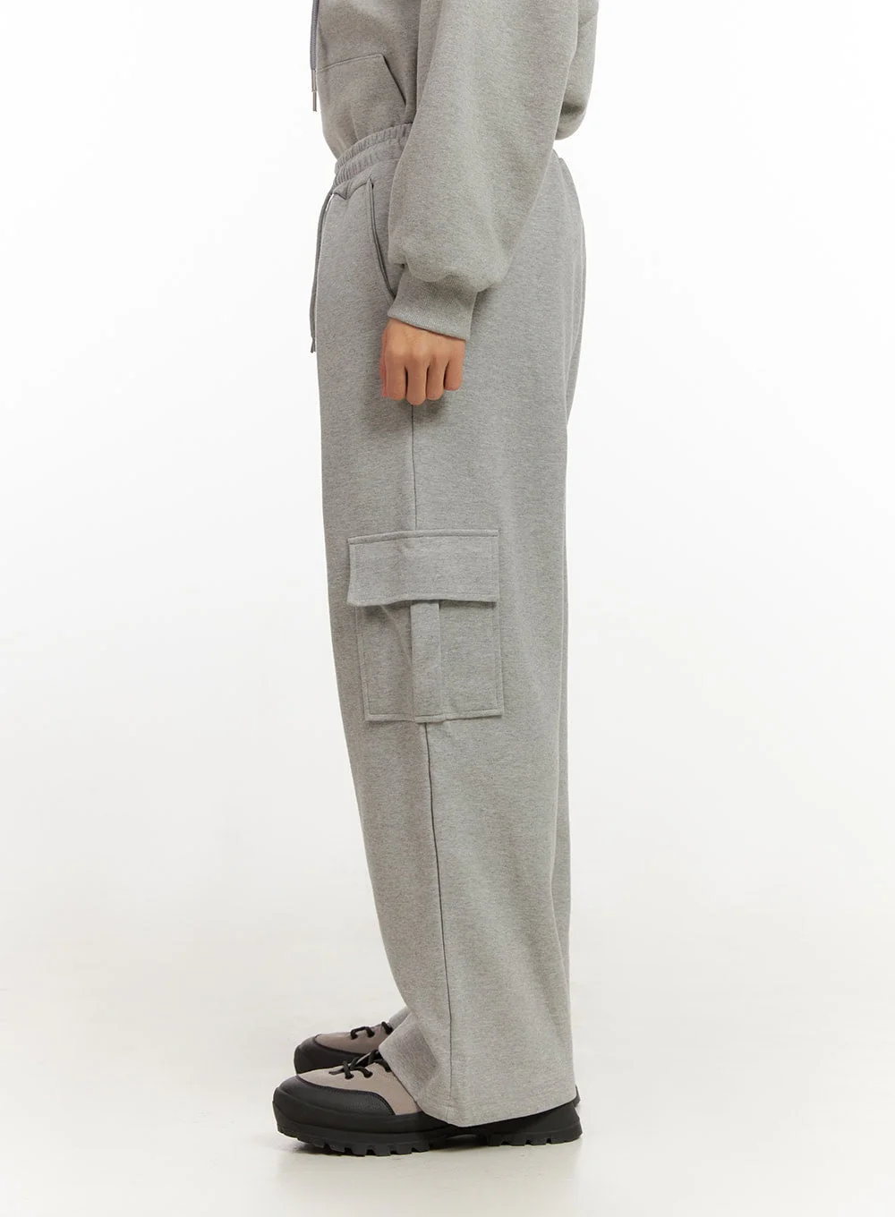 Men's Wide Fit Cotton Sweatpants ID413 - Image 4