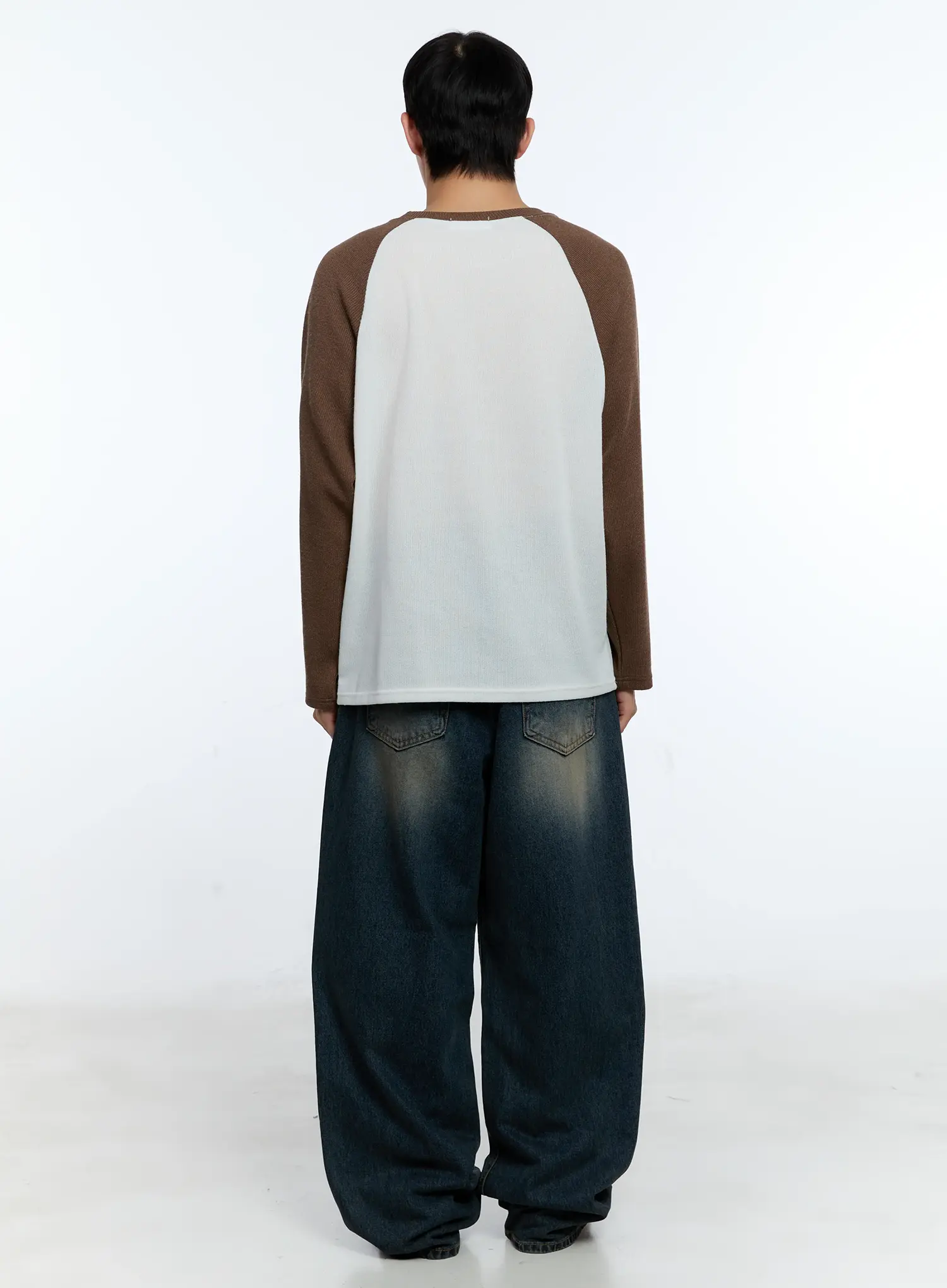 Men's Wide Fit Deep Wash Denim Jeans IG519 - Image 10