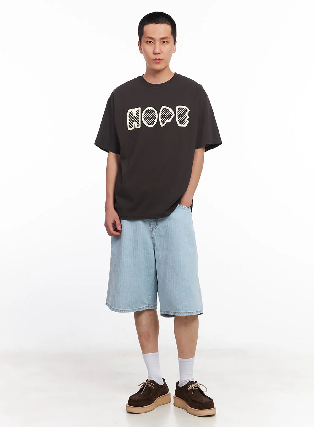 Men's Wide-Fit Jorts IU512 - Image 11