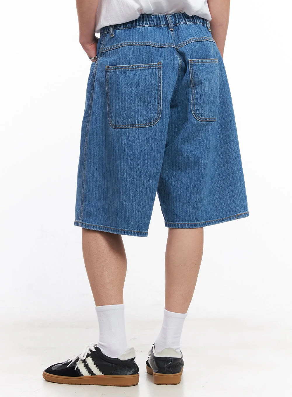 Men's Wide-Fit Jorts IU512 - Image 6