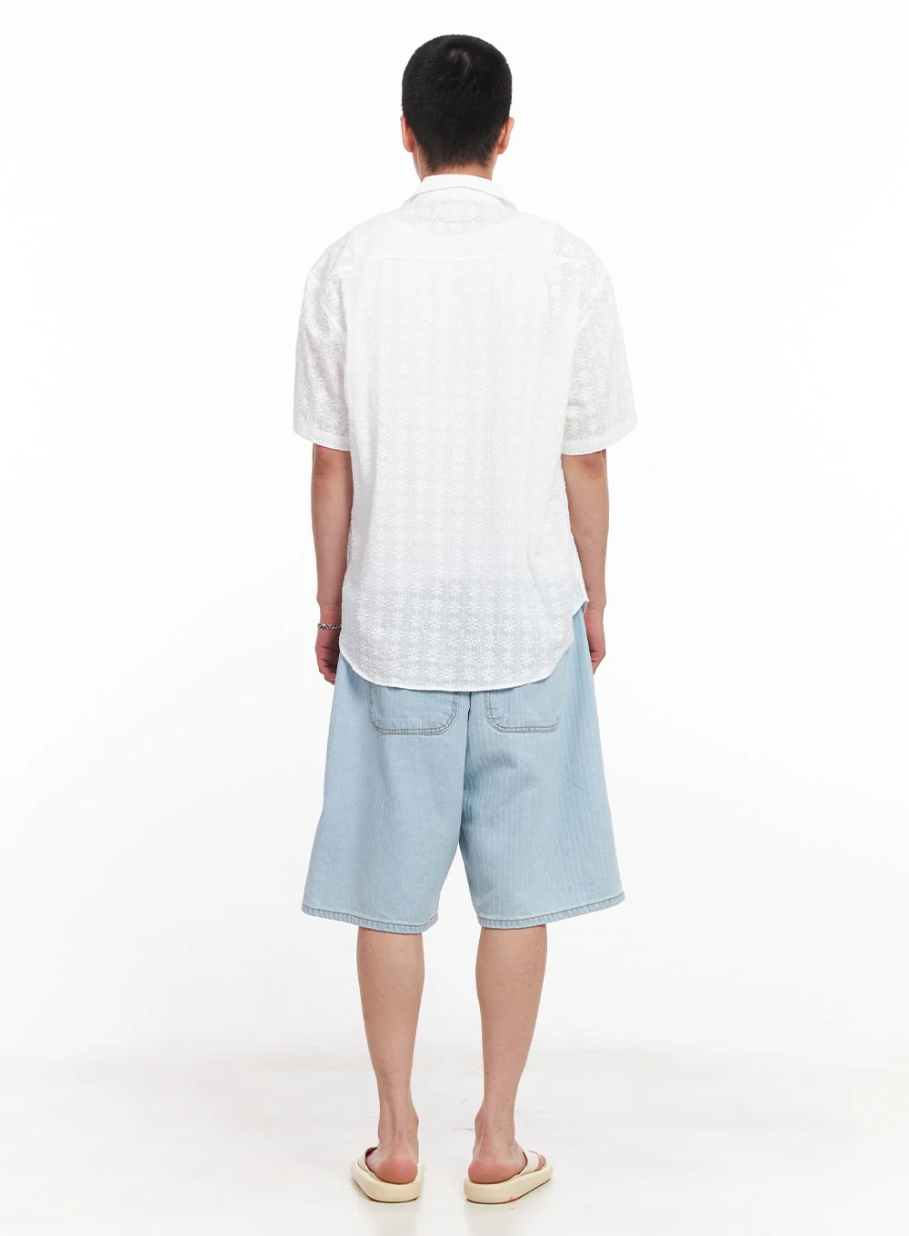 Men's Wide-Fit Jorts IU512 - Image 9