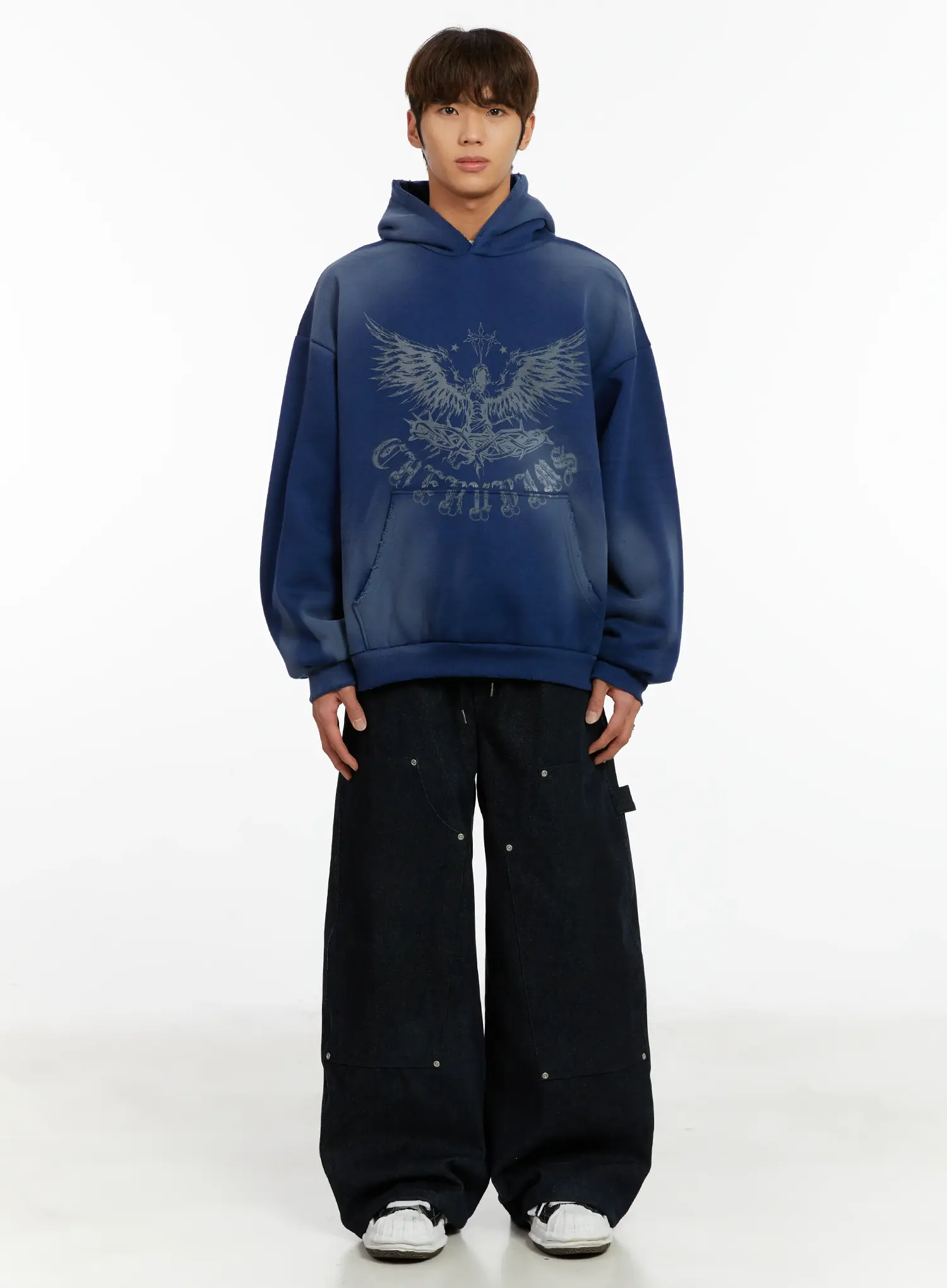 Men's Wide Leg Carpenter Jeans ID523 - Image 4