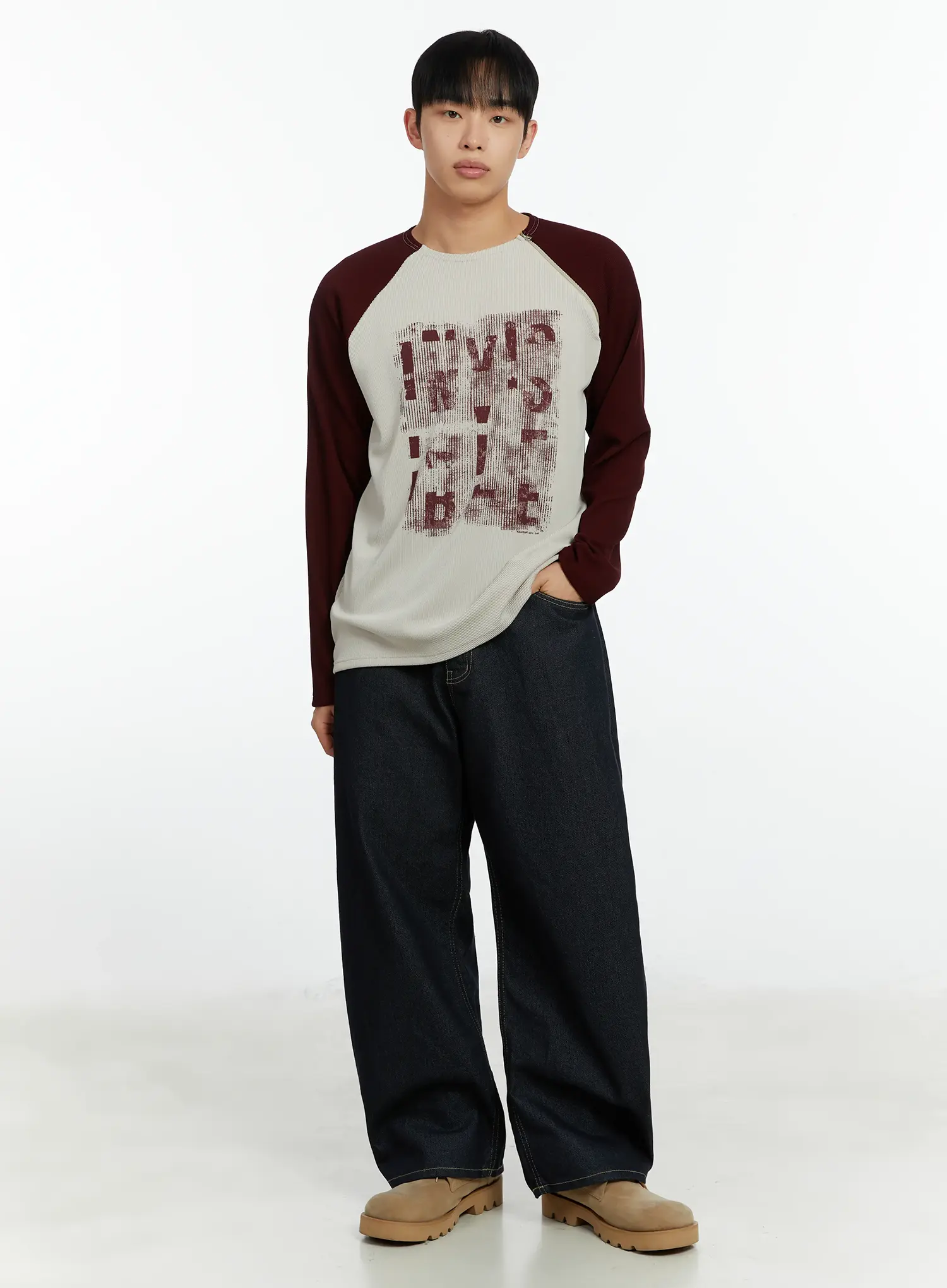 Men's Wide Leg Jeans IF510 - Image 8