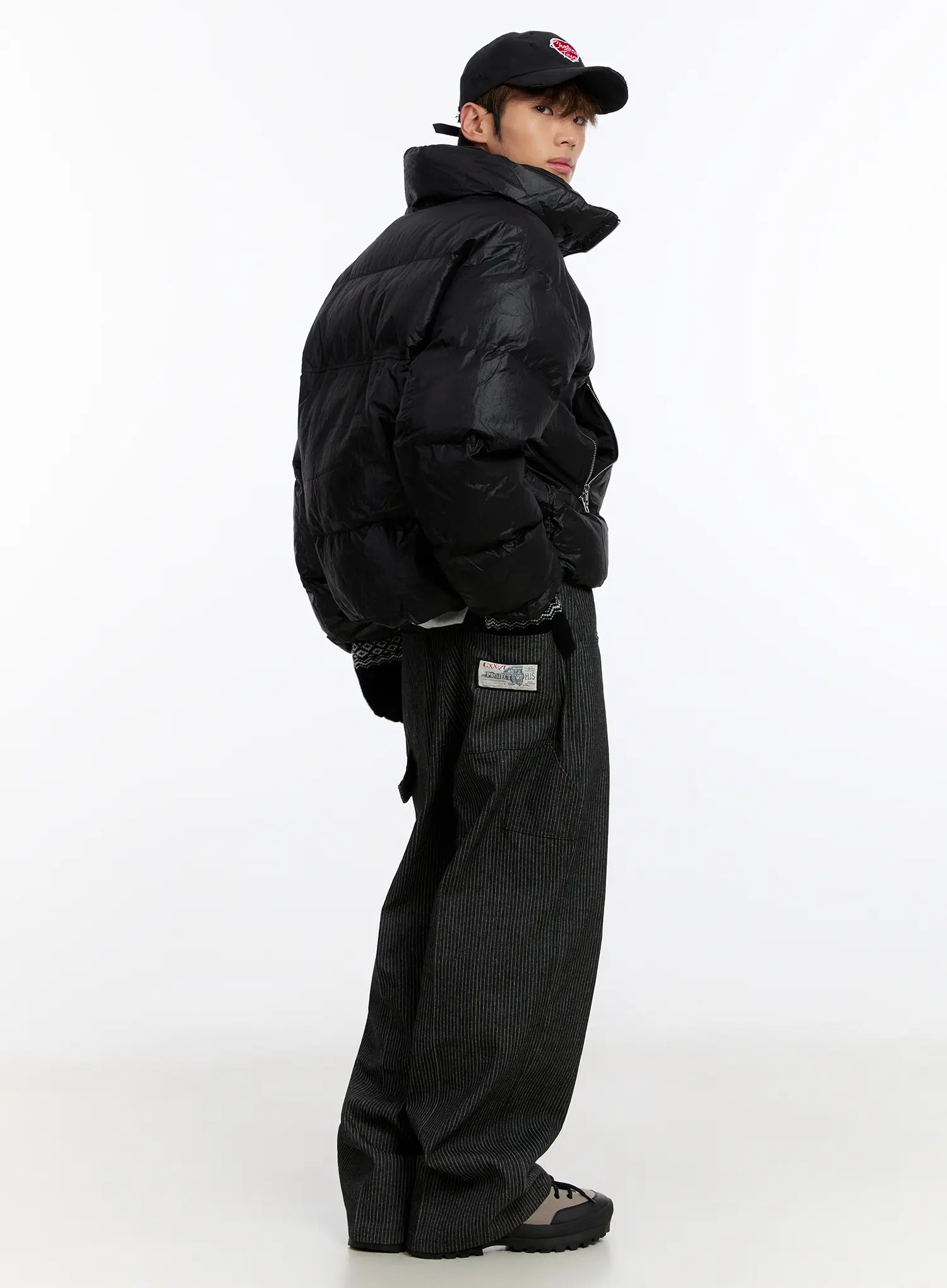 Men's Wide Leg Jeans IN524 - Image 2