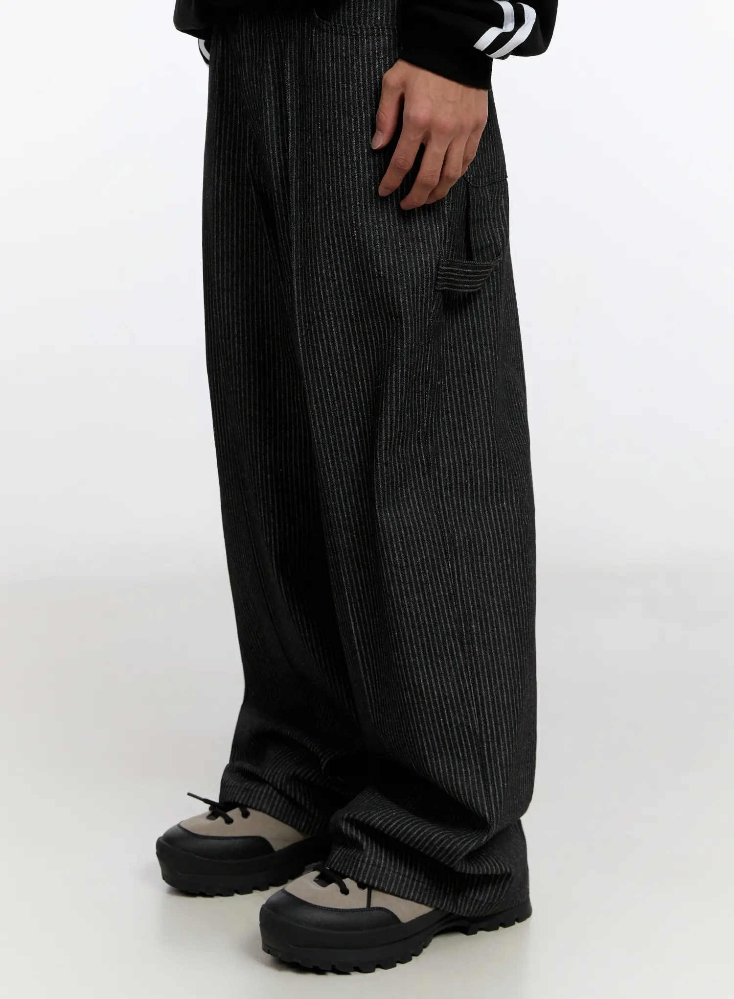 Men's Wide Leg Jeans IN524 - Image 5
