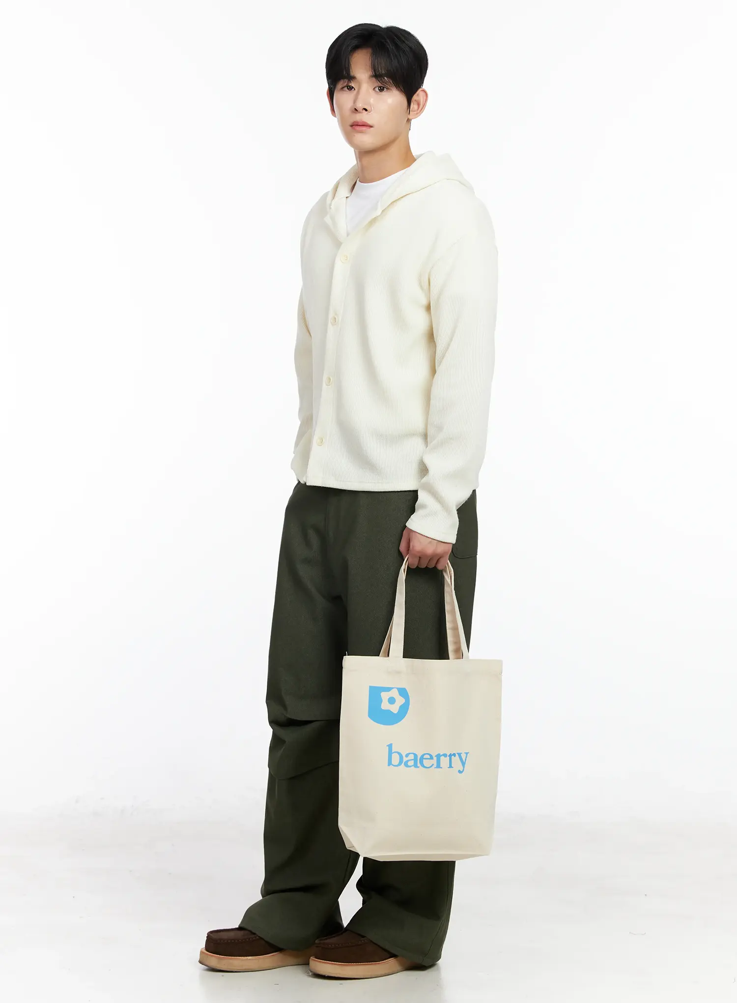 Men's Wide Leg Parachute Pants IM518 - Image 10