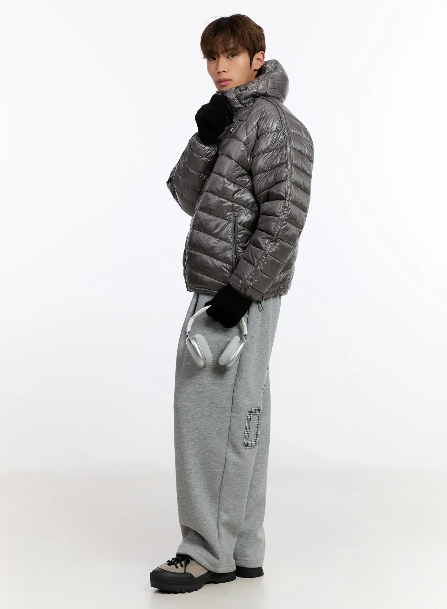 Men's Wide-Leg Track Pants IN528 - Image 9