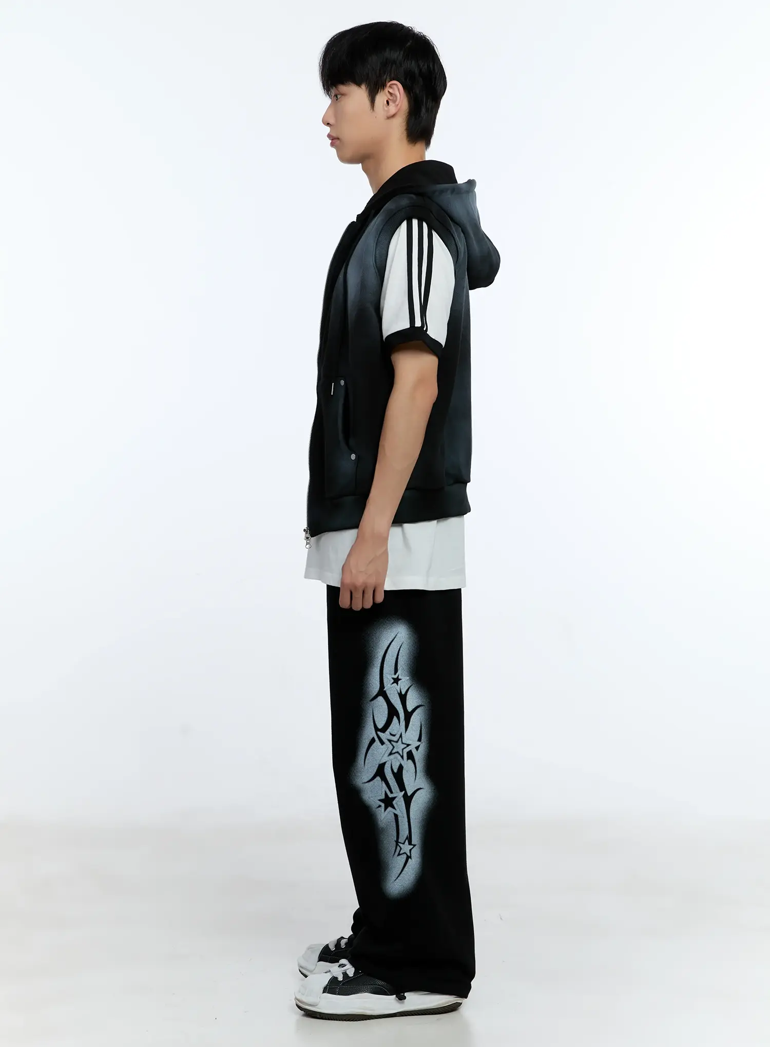 Men's Y2K Relaxed Jogger Pants IG515 - Image 9