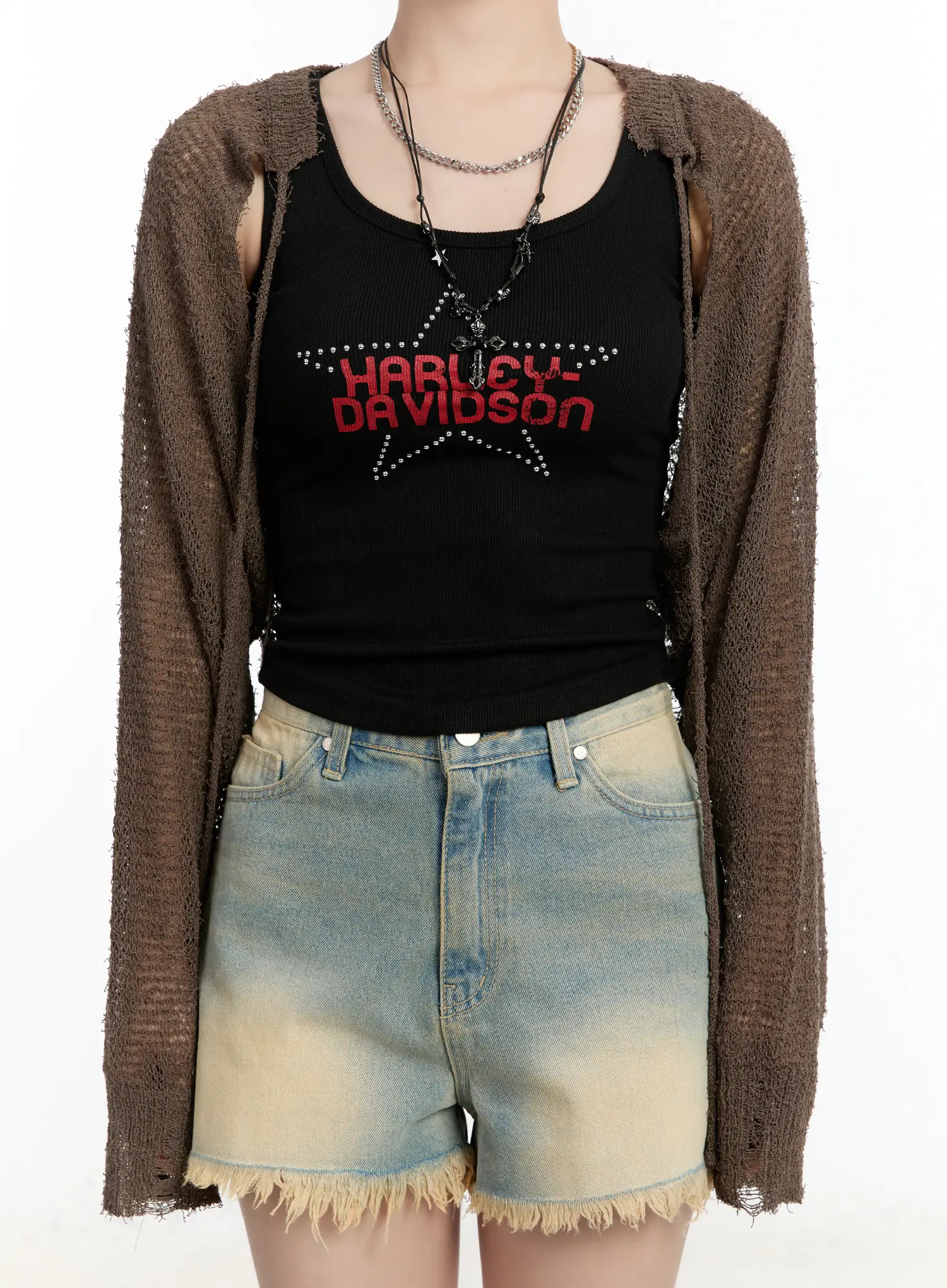 Mesh Knit Bolero Jacket CM511 - Image 8