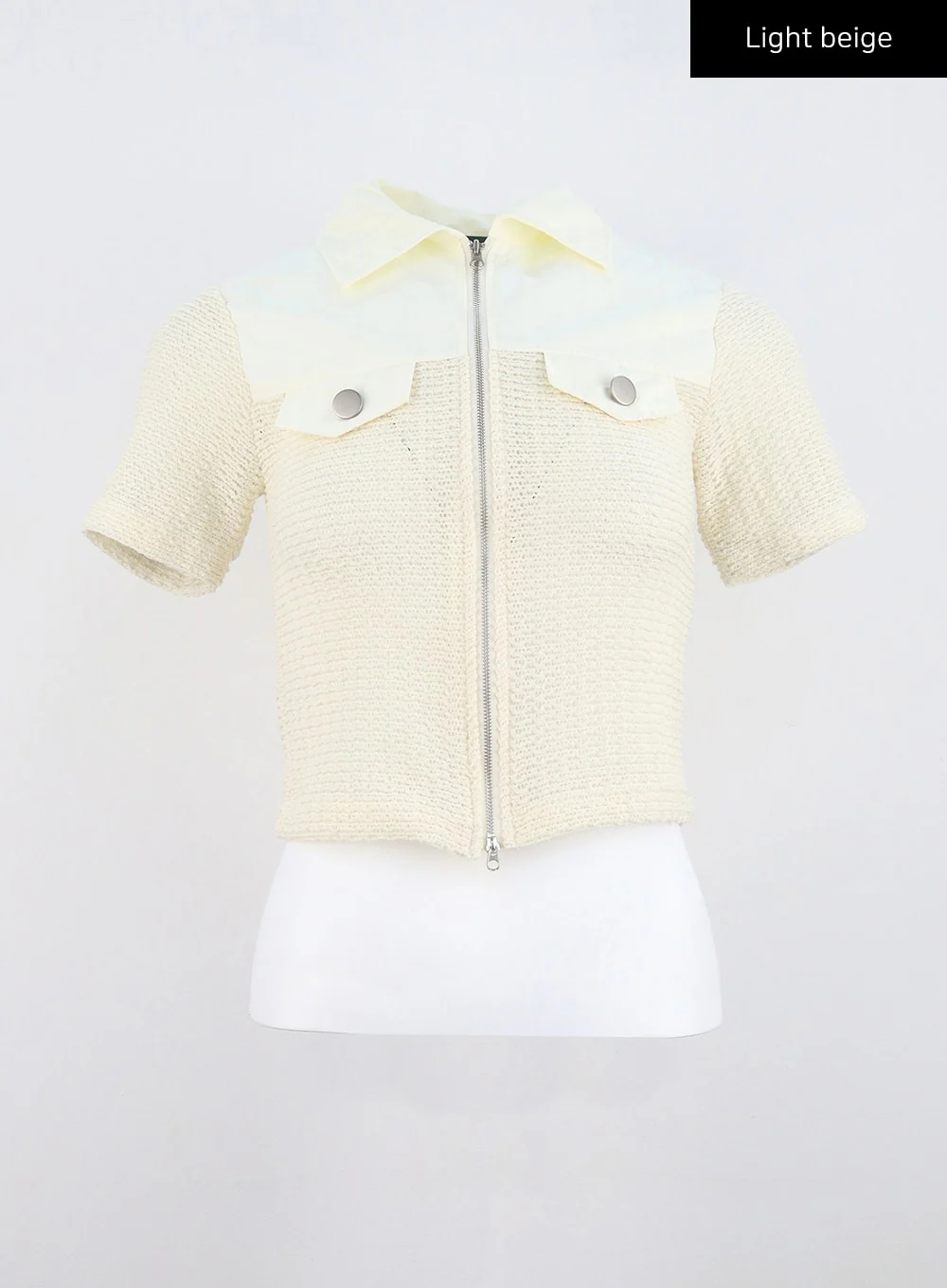 Mesh Zip-Up Top CU323 - Image 14