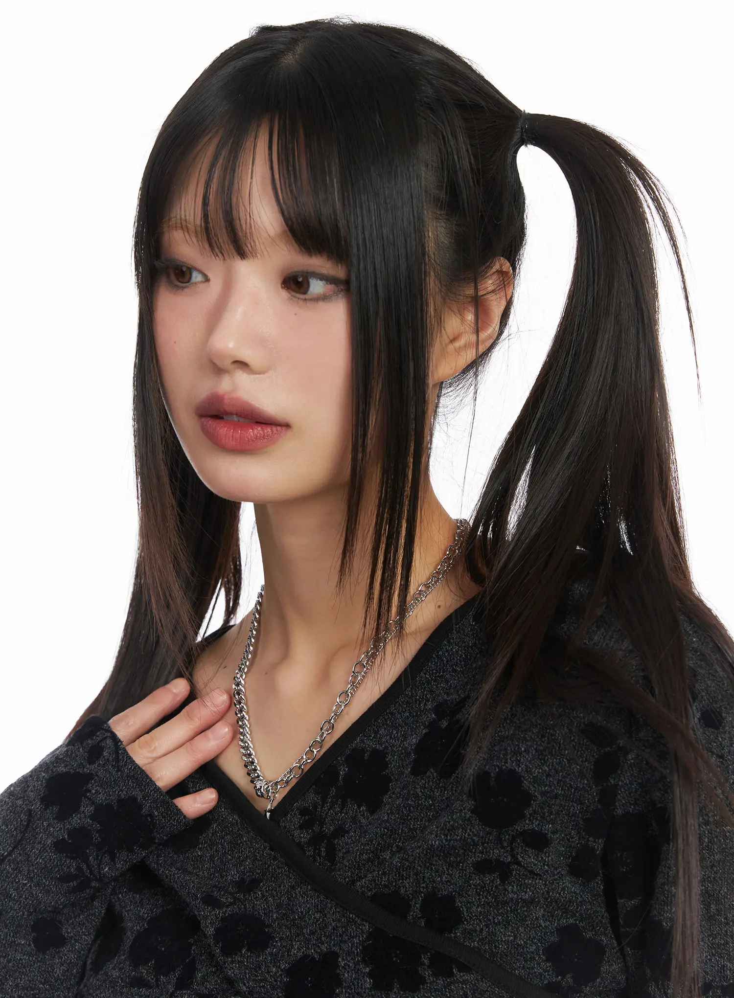 Metallic Star Chain Necklace CD522 - Image 3