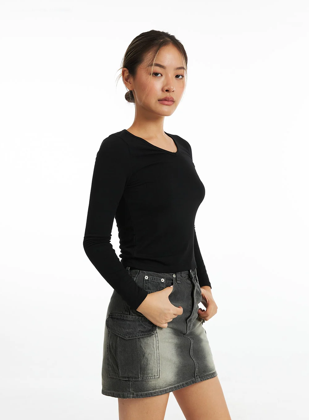 Metro Basic Slim-Fit T-Shirt CO318 - Image 4