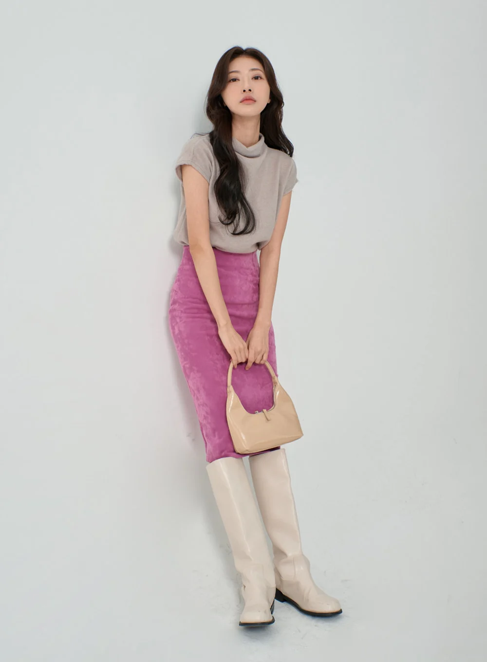 Midi Pencil Skirt IO27 - Image 16