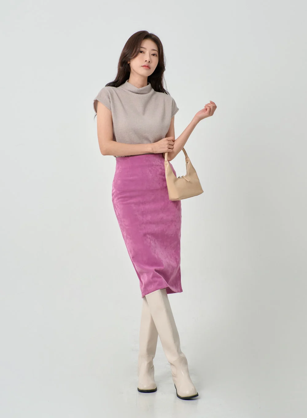 Midi Pencil Skirt IO27 - Image 17