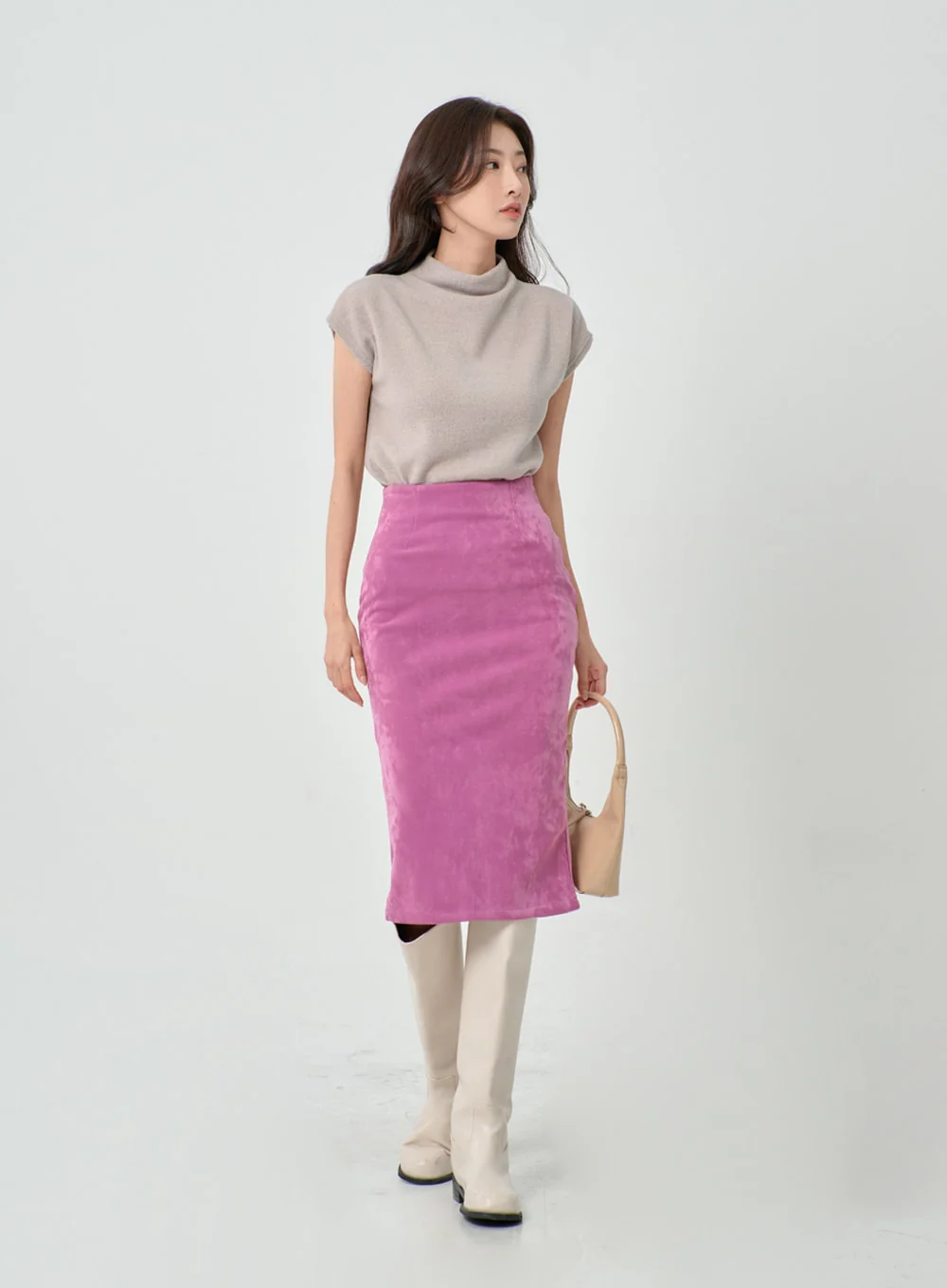 Midi Pencil Skirt IO27 - Image 18
