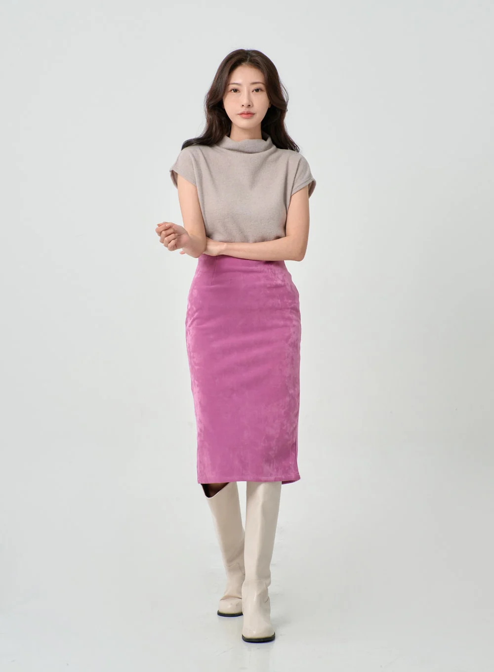 Midi Pencil Skirt IO27 - Image 5