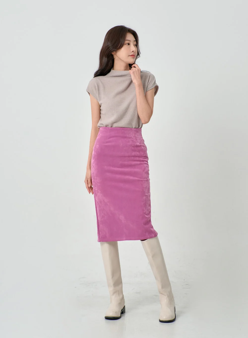 Midi Pencil Skirt IO27 - Image 7