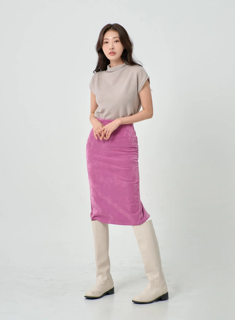 Midi Pencil Skirt IO27 - Image 9