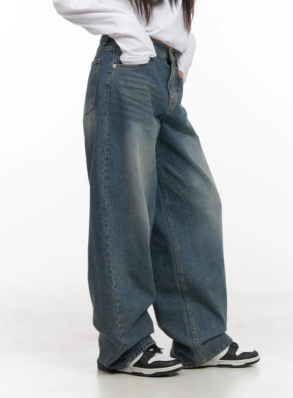 Mikaela Comfy Baggy Jeans CD411 - Image 6